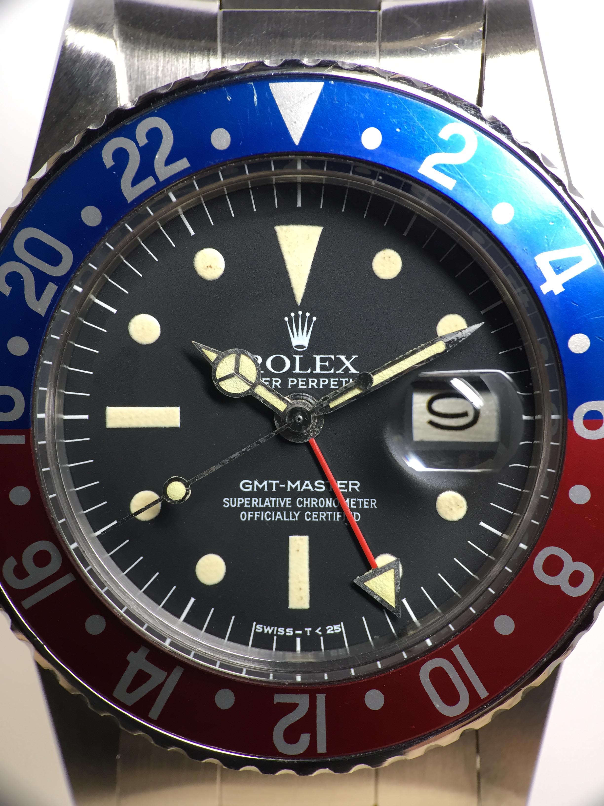 Rolex GMT Master MK3 Radial Ref. 1675 Year 1977 (Full Set)