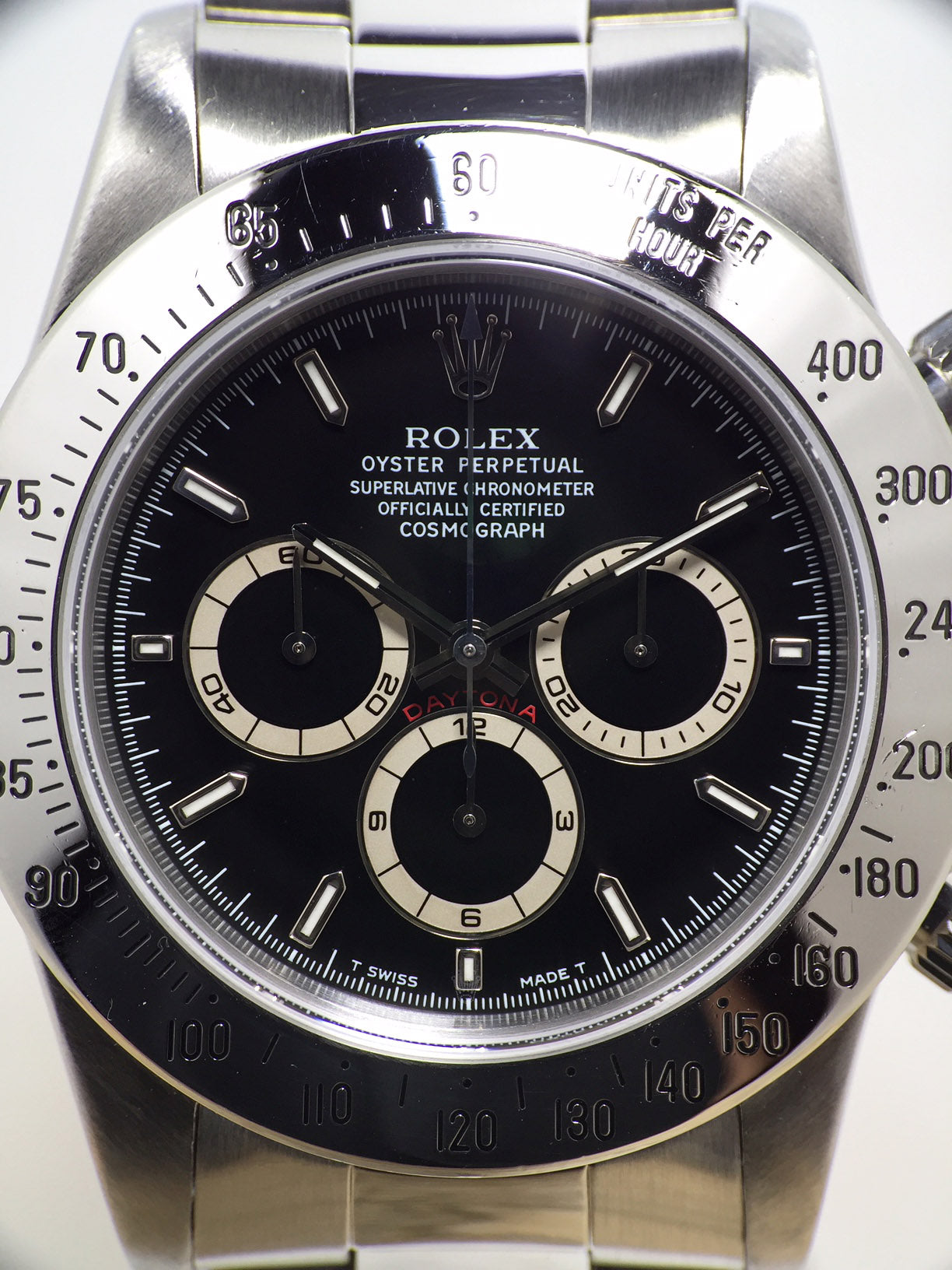 1997 Rolex Daytona Black Tritium Dial Ref. 16520 (with Rolex Service Card)