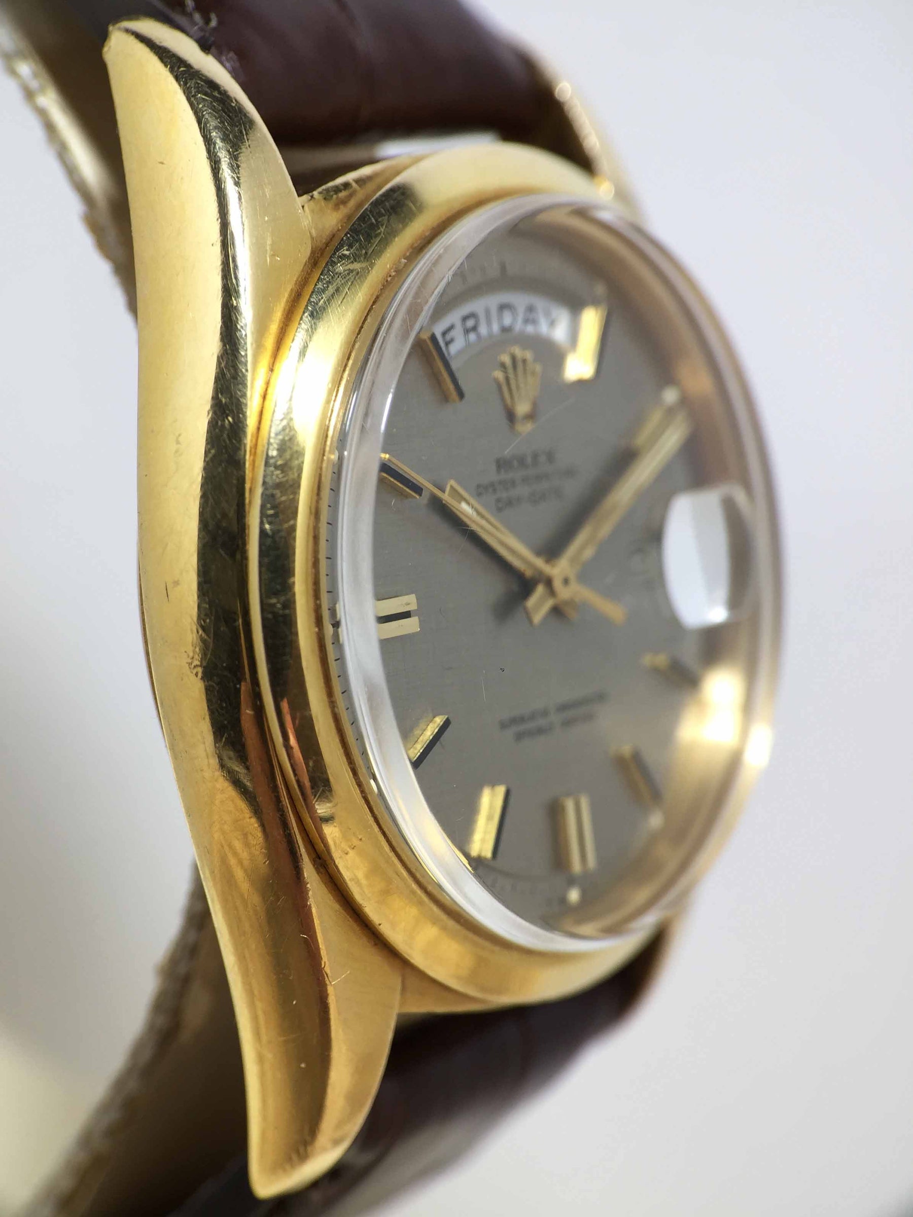 1971 Rolex Day Date Linen Dial Ref. 1802