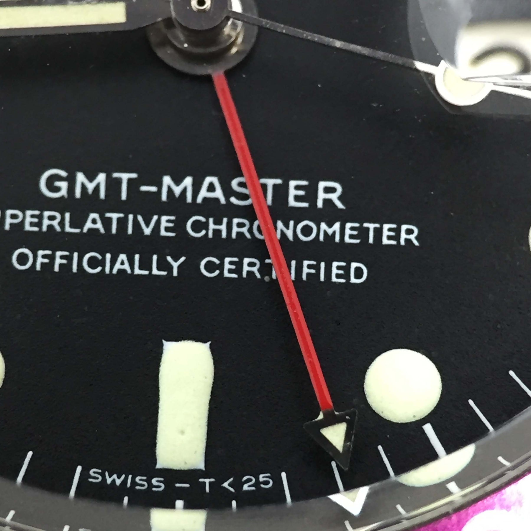 1966 Rolex GMT Master MK 0.5 Fuchsia 'Small GMT Hand' Ref. 1675