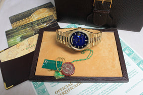 1991 - Rolex Day Date Vignette Diamond Dial (full set) - Momentum Dubai