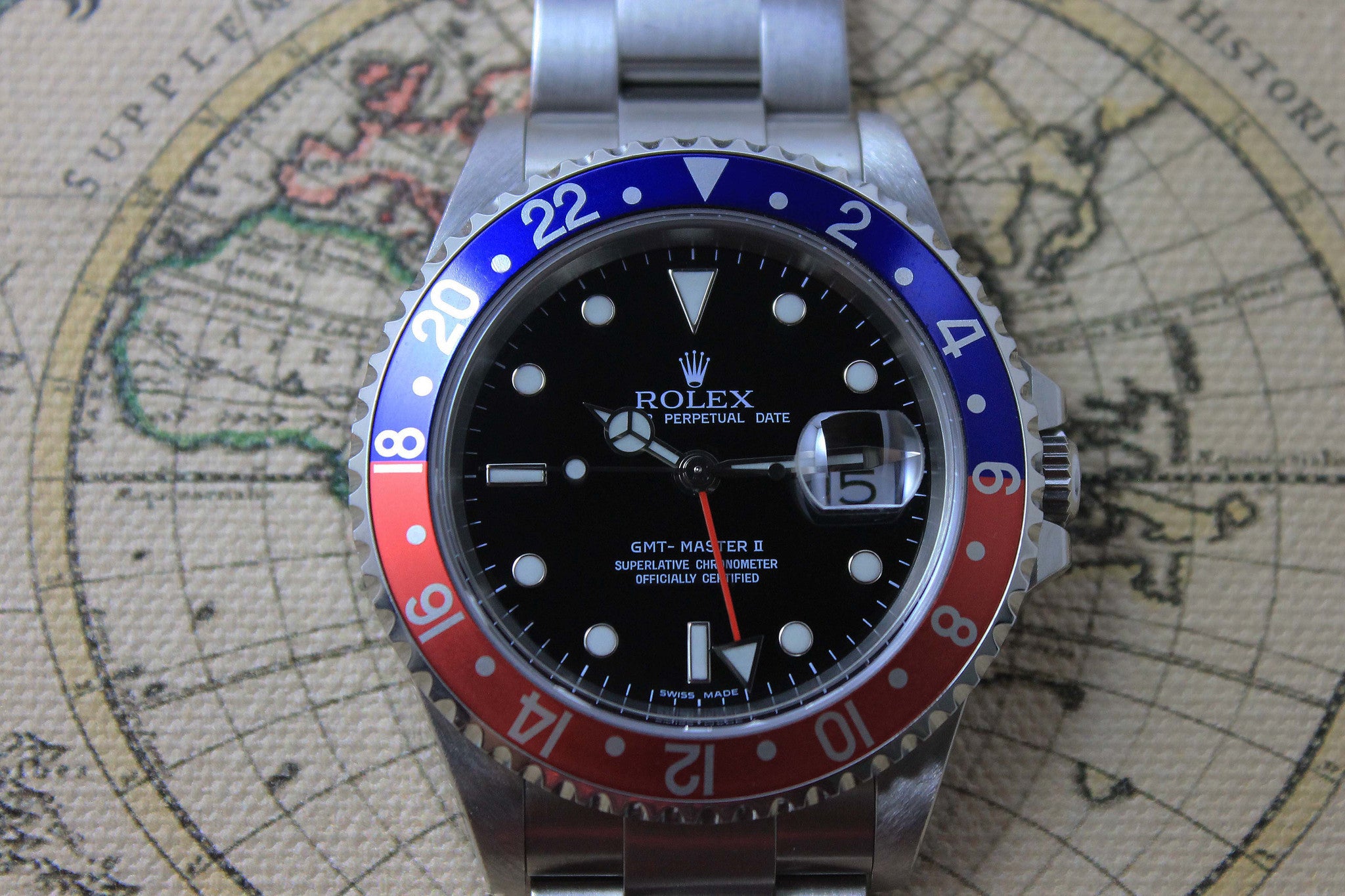 Rolex GMT Master II Pepsi (full set) (3.1.680) - Momentum Dubai