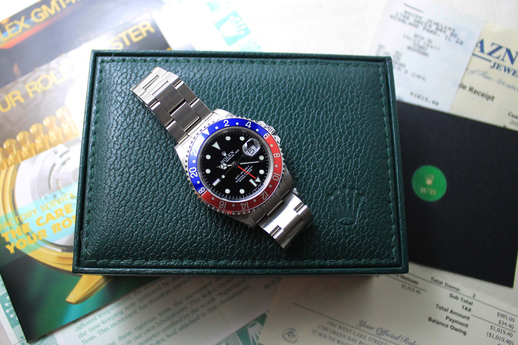 Rolex GMT Master II Pepsi (full set) (3.1.680) - Momentum Dubai