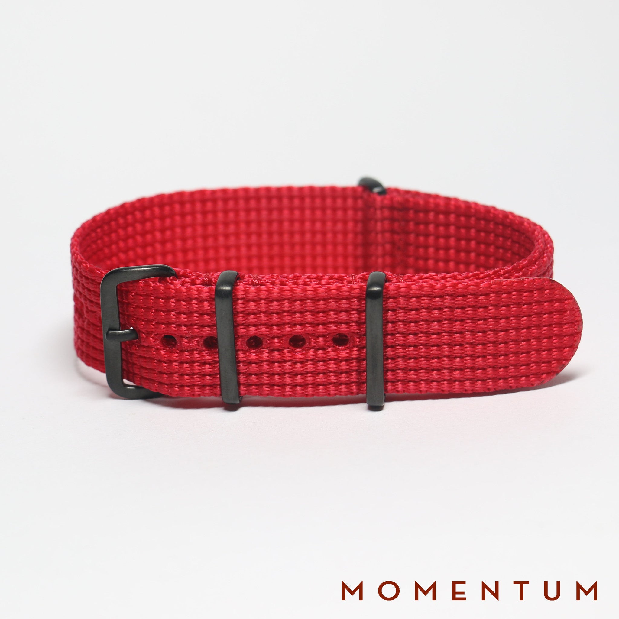 Nato Strap Red - Braided - Momentum Dubai