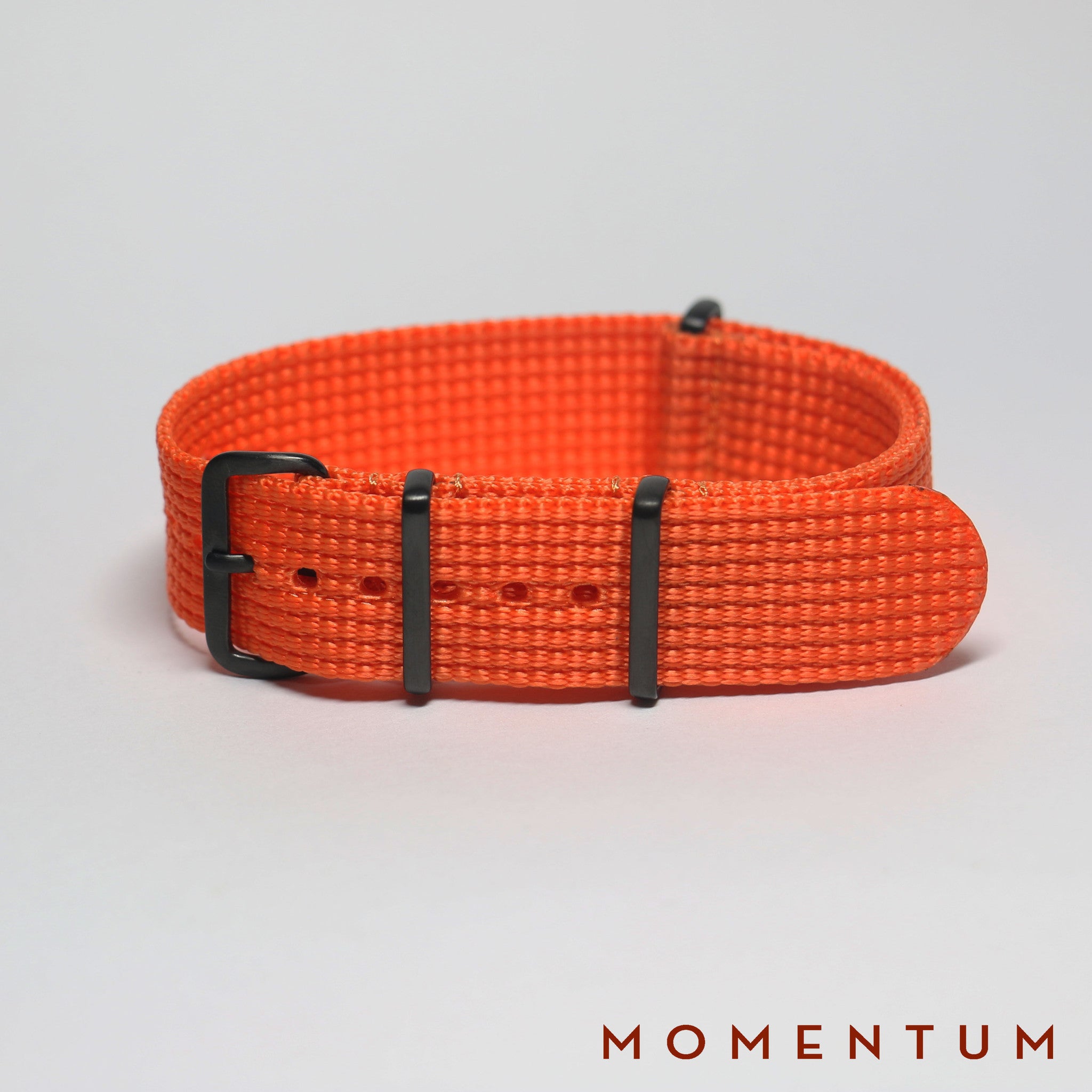 Nato Strap Orange - Braided - Momentum Dubai