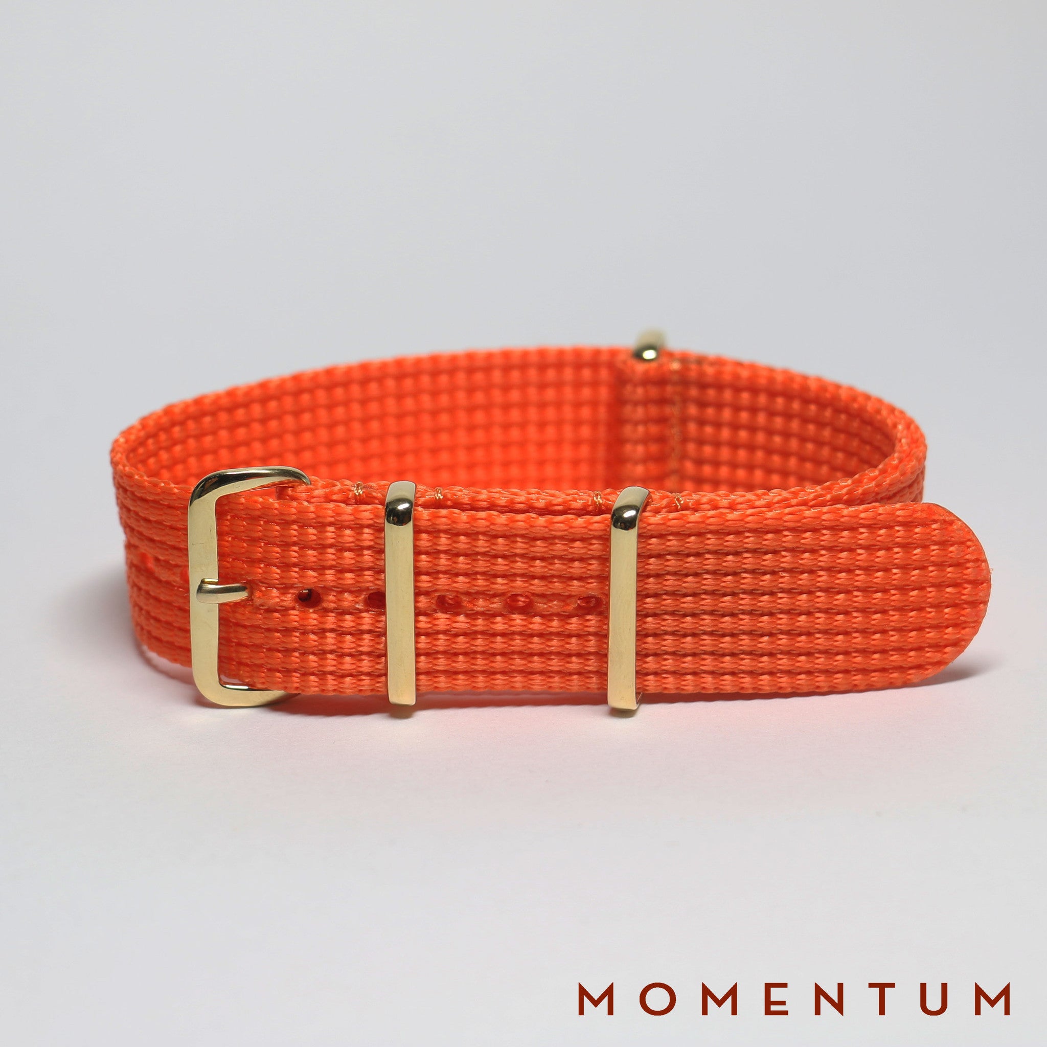 Nato Strap Orange - Braided - Momentum Dubai