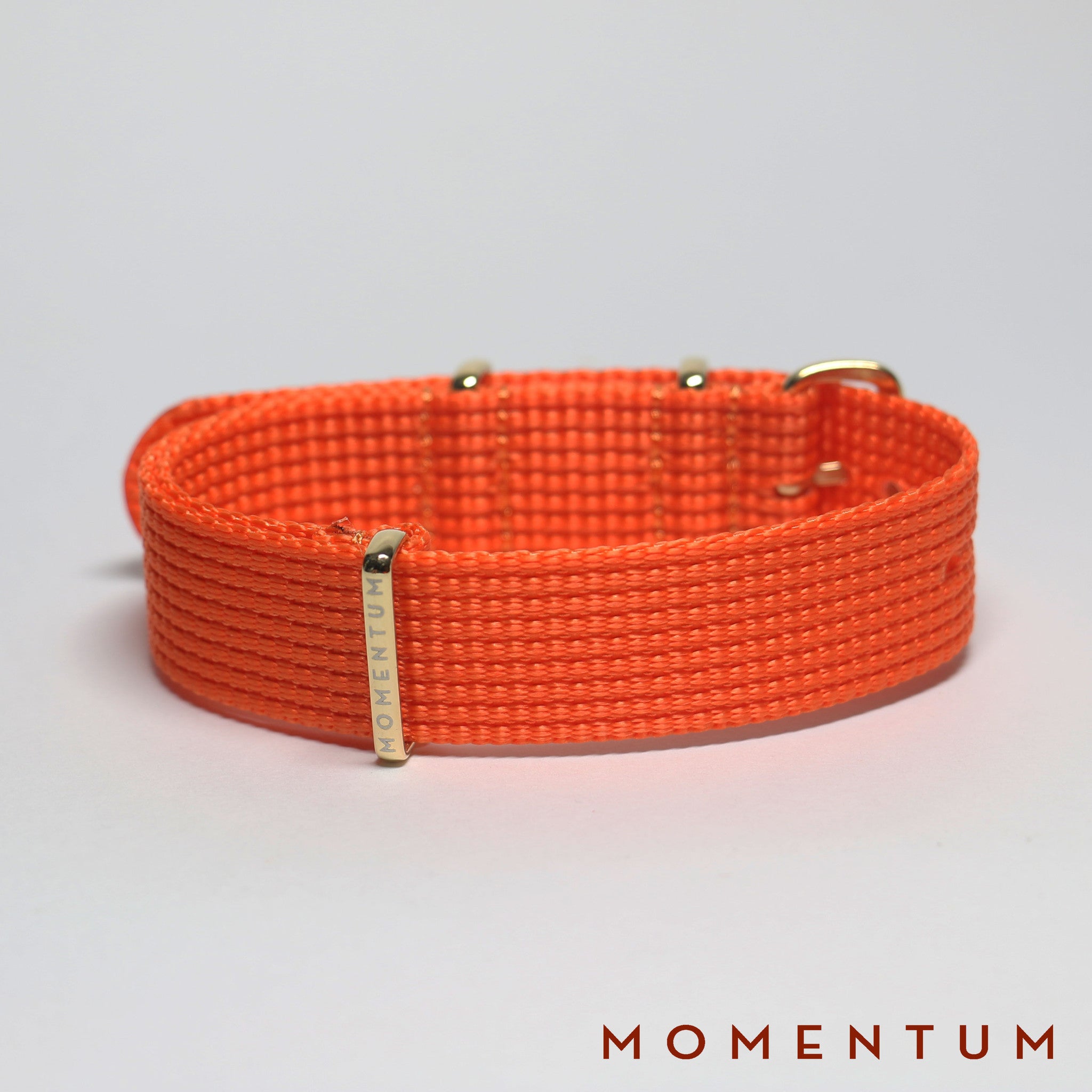 Nato Strap Orange - Braided - Momentum Dubai