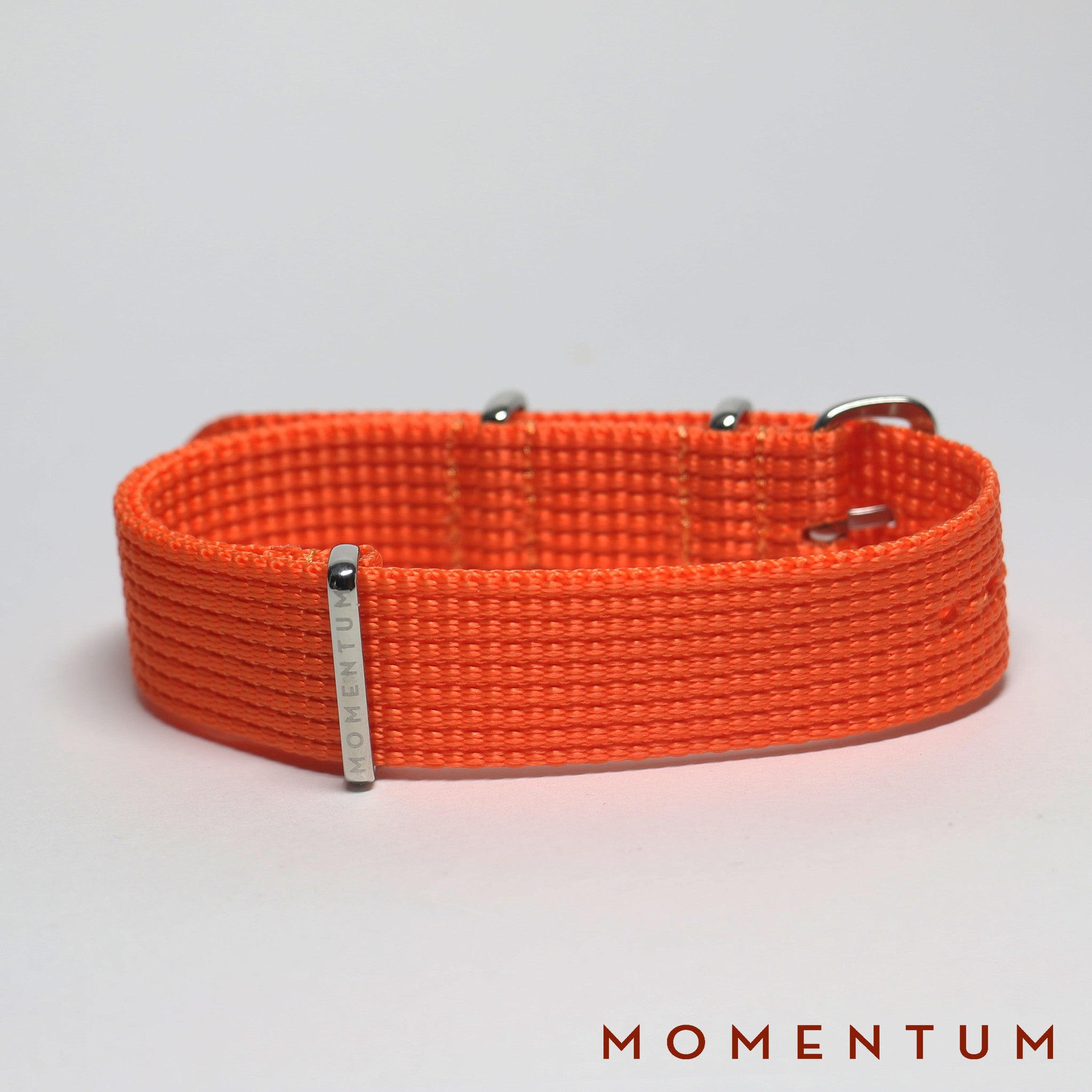 Nato Strap Orange - Braided - Momentum Dubai