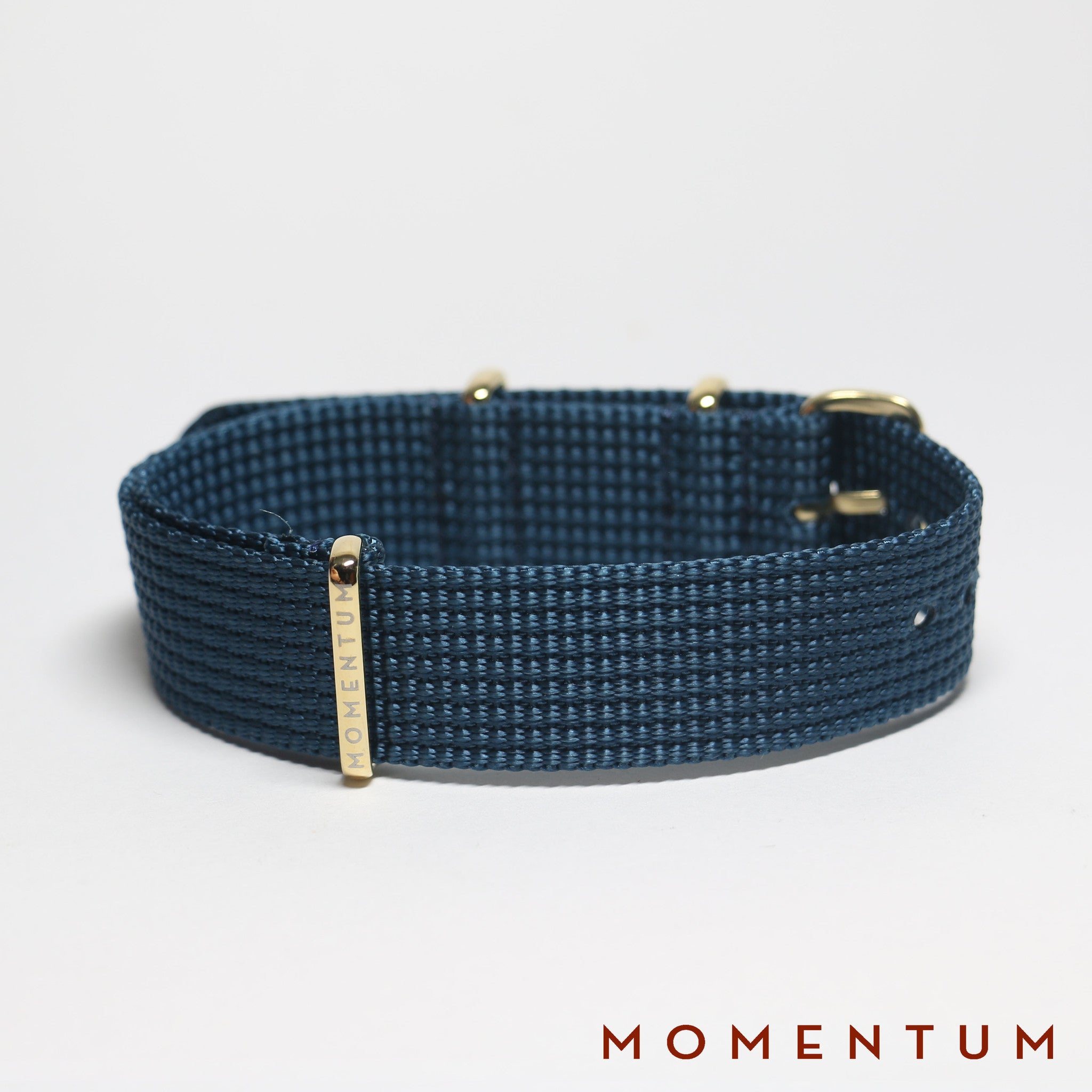 Nato Strap Dark Blue - Braided - Momentum Dubai