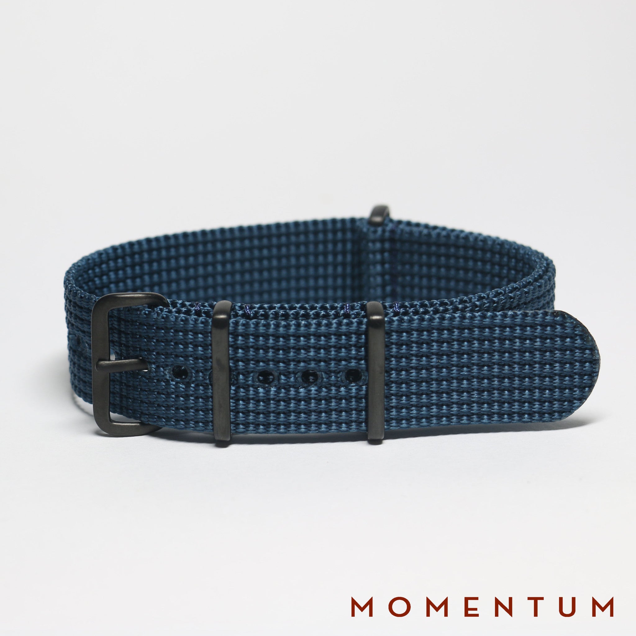 Nato Strap Dark Blue - Braided - Momentum Dubai