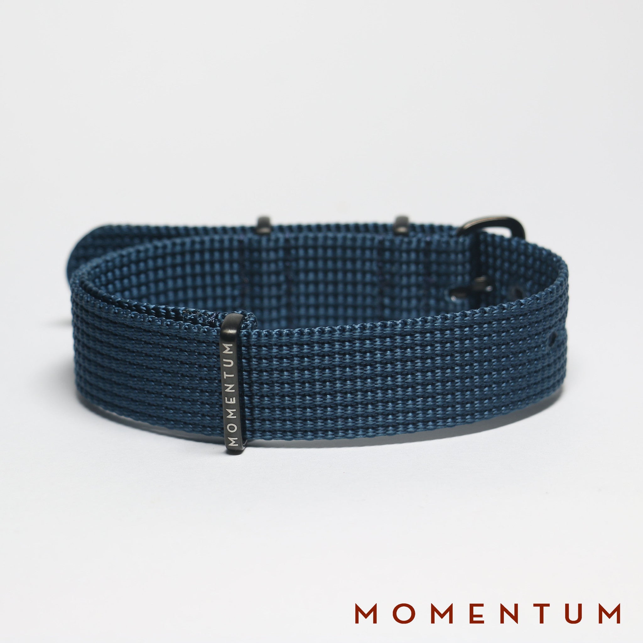 Nato Strap Dark Blue - Braided - Momentum Dubai