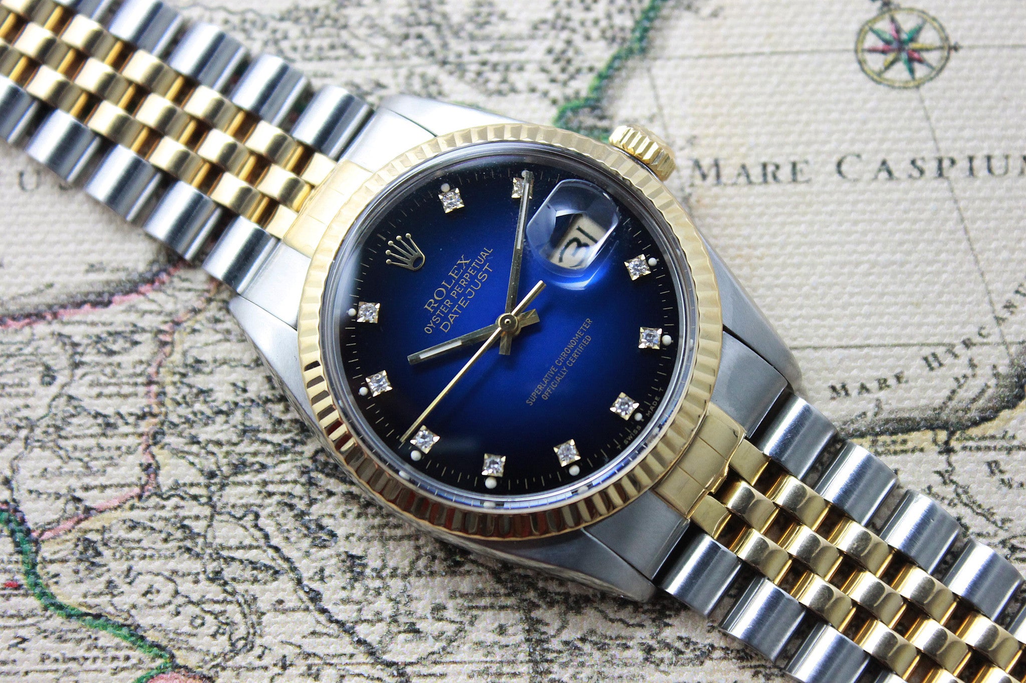 1986 - Rolex Datejust St/G Vignette Diamond Dial - Momentum Dubai