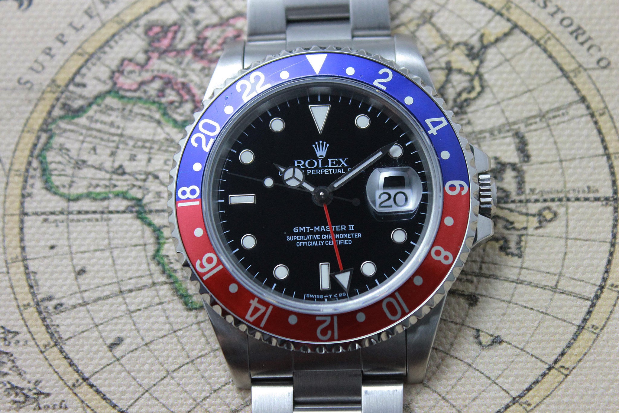 1996 - Rolex GMT Master Pepsi (full set) - Momentum Dubai