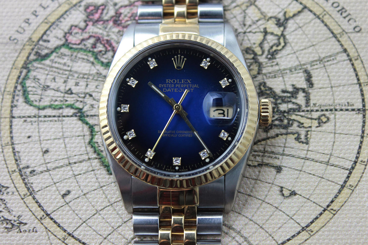 1986 - Rolex Datejust St/G Vignette Diamond Dial - Momentum Dubai