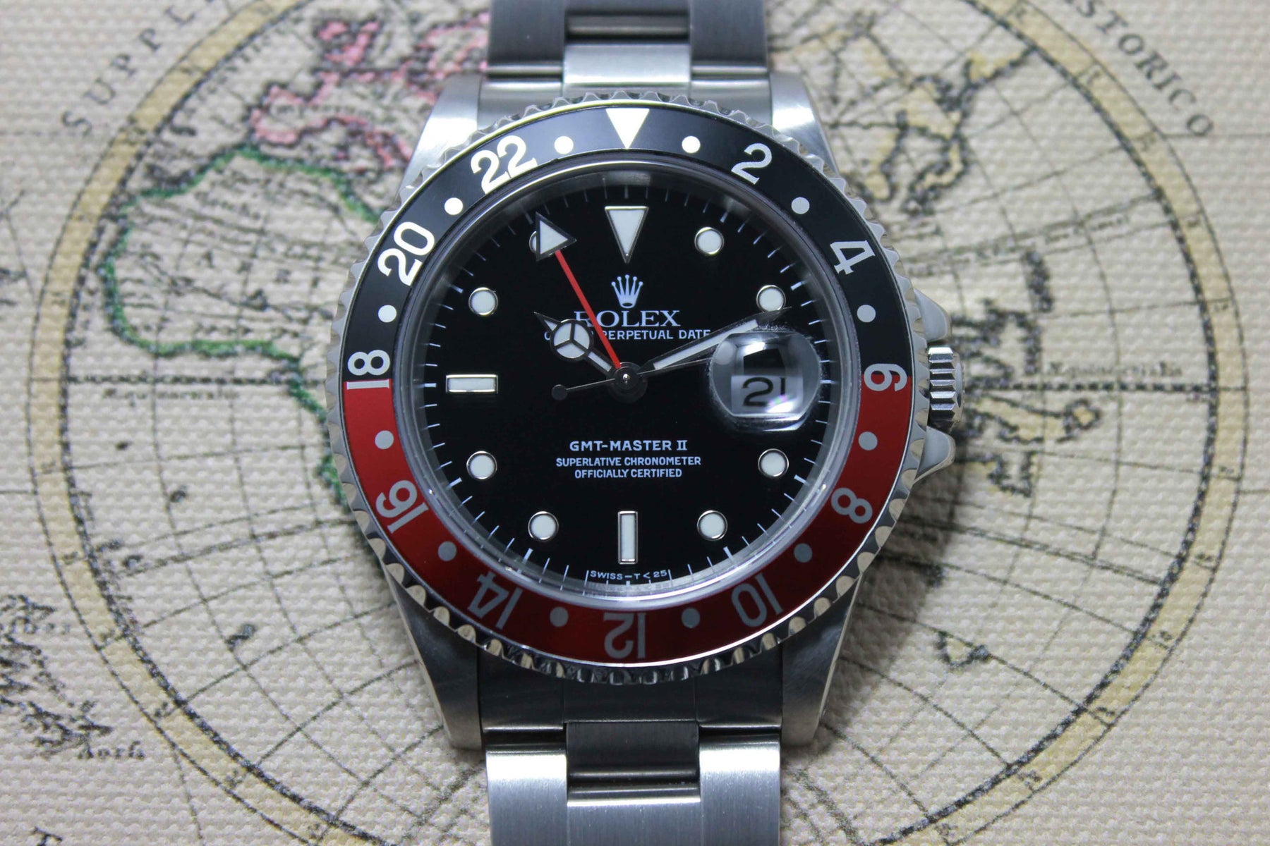 1990 - Rolex GMT Master II (box, RSC papers and booklets) - Momentum Dubai