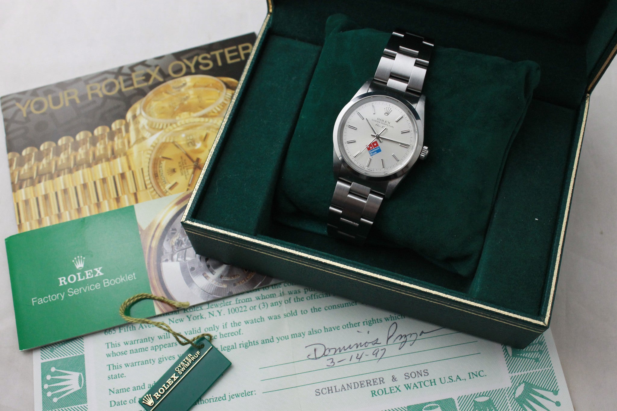 1997 - Rolex Air King 'Dominos Pizza' - Momentum Dubai