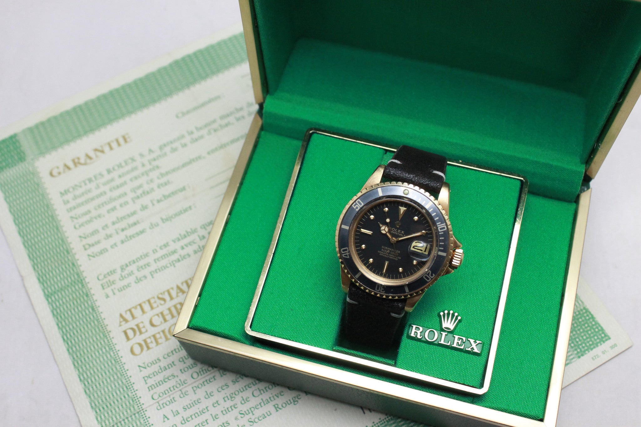 1974 - Rolex Submariner 18K - Momentum Dubai