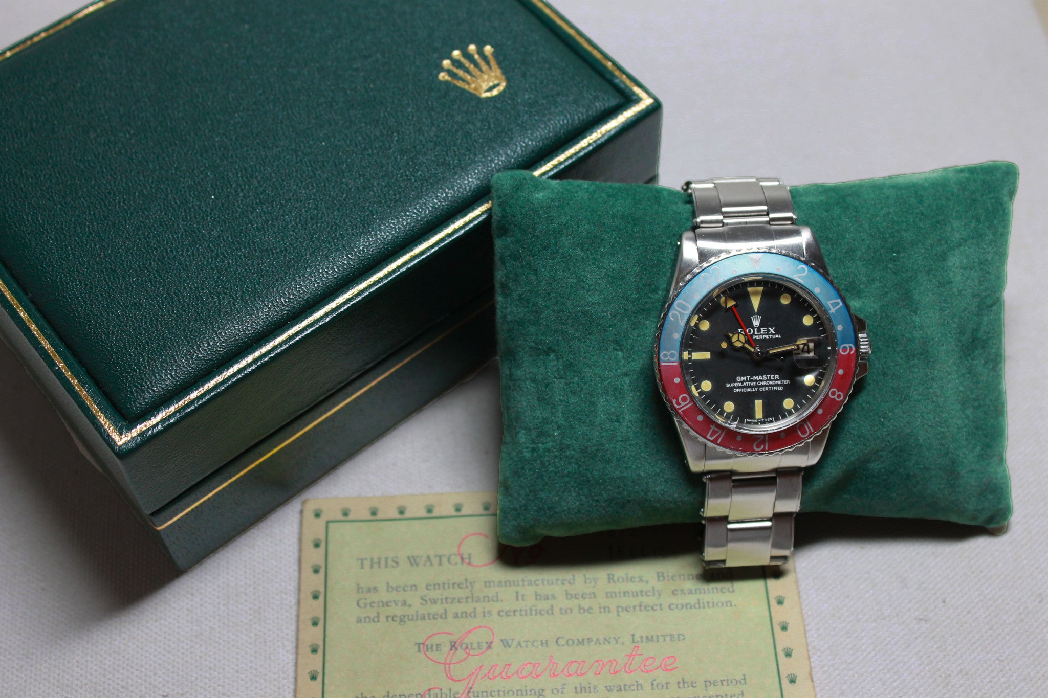 1967 - Rolex GMT Master Pepsi (full set) - Momentum Dubai