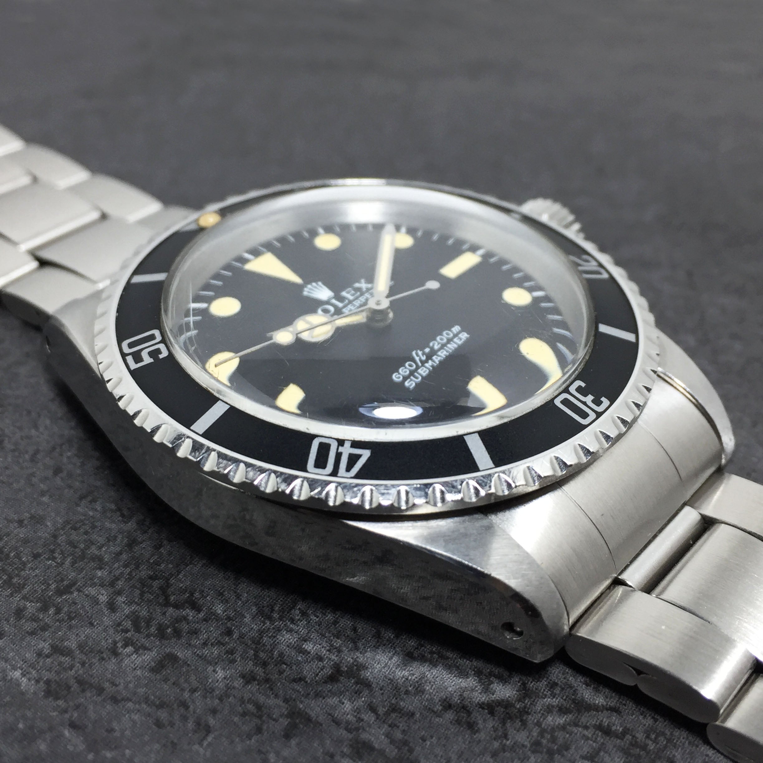 1972 Rolex Submariner Serif Dial Unpolished & Like New Ref. 5513