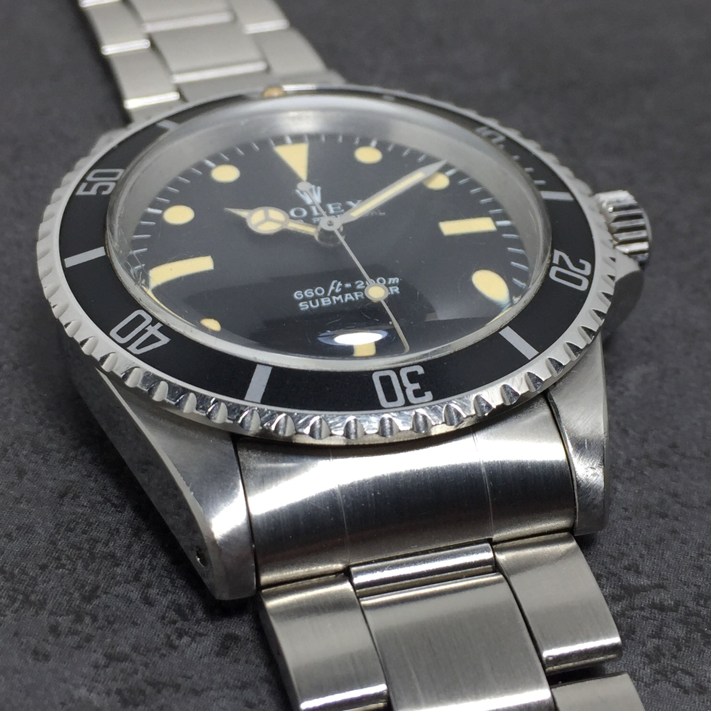 1972 Rolex Submariner Serif Dial Unpolished & Like New Ref. 5513