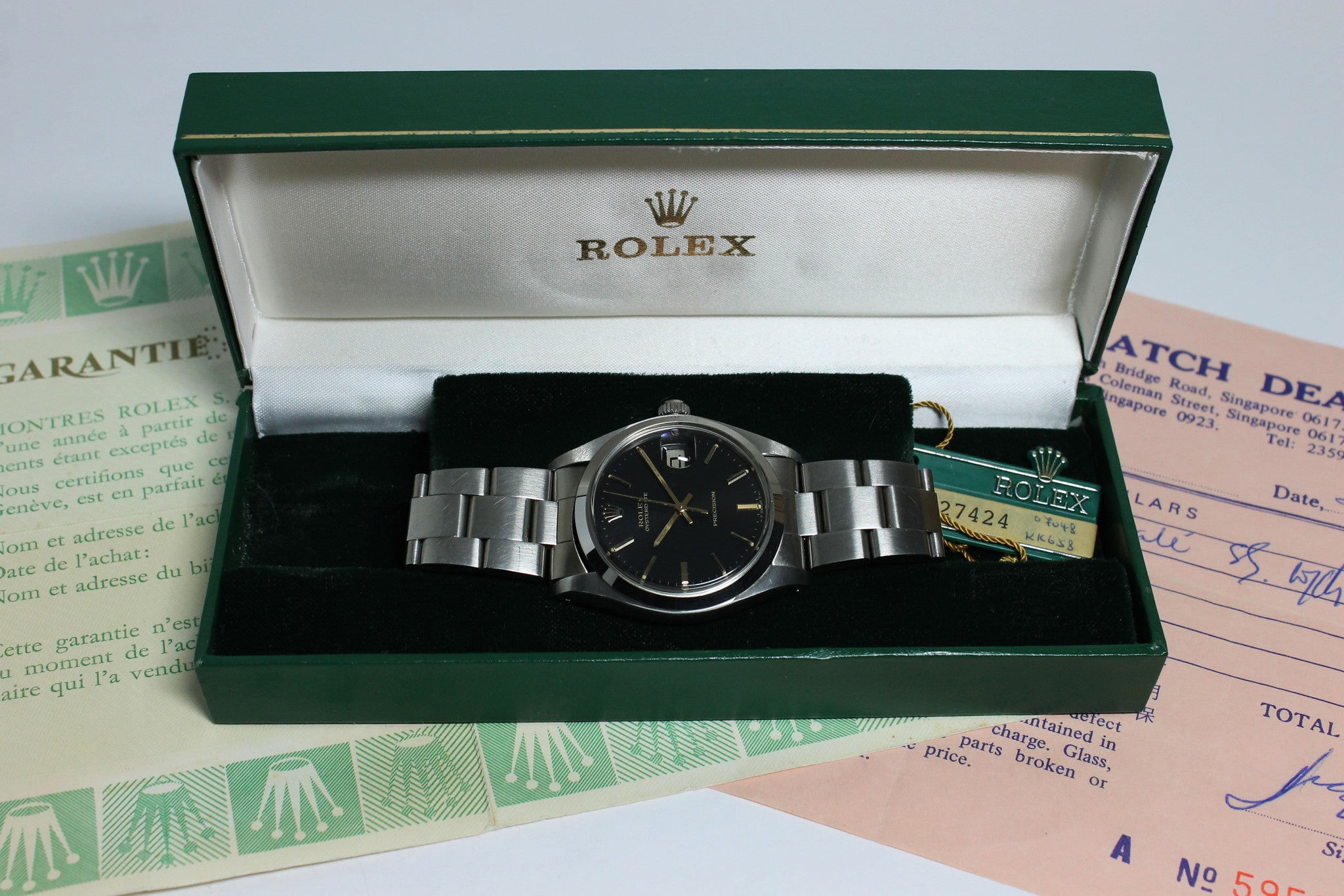 1982 - Rolex Oysterdate Precision (Full Set) - Momentum Dubai