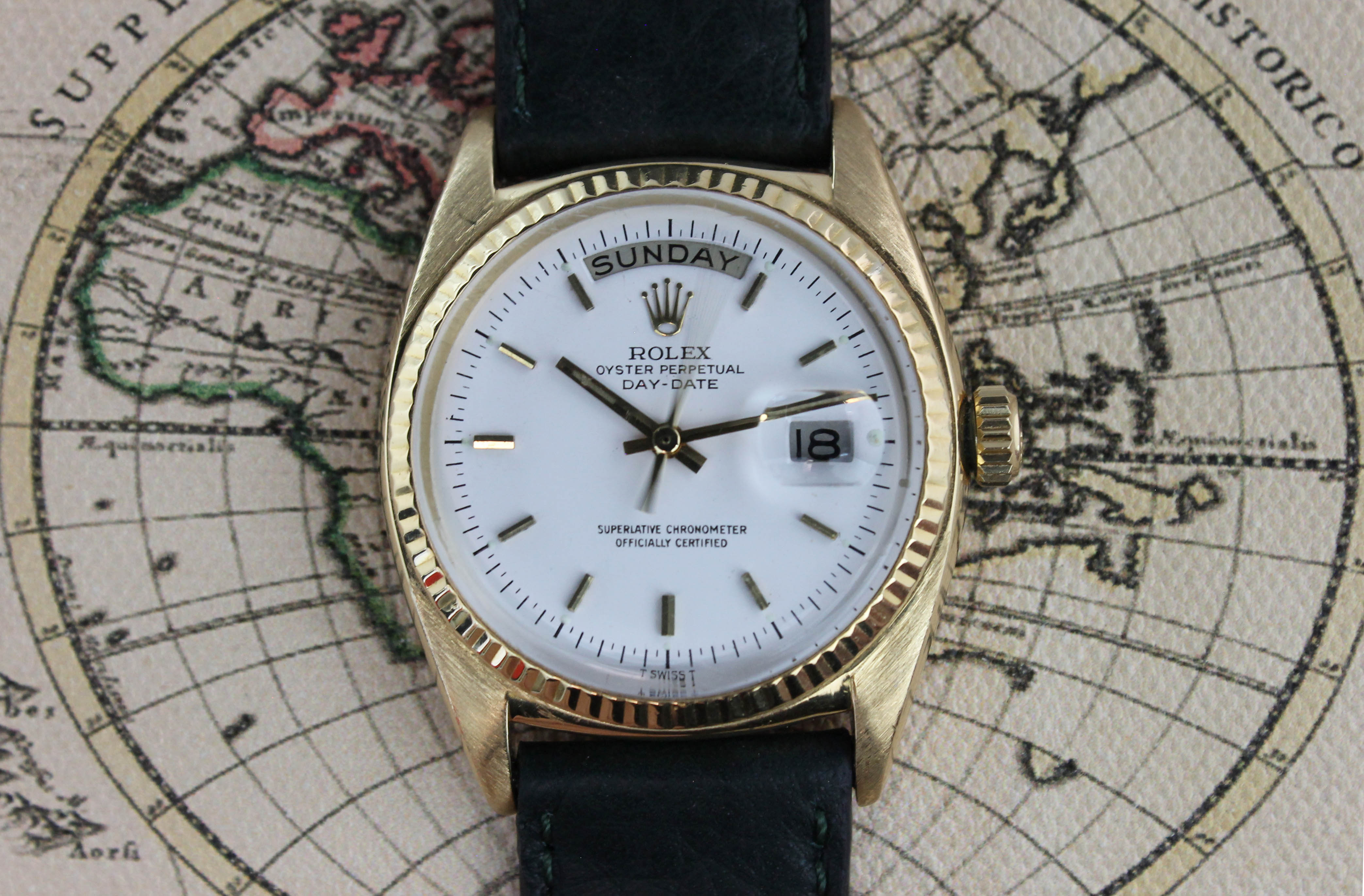 1985 Rolex Day Date Porcelain Dial Ref. 1803