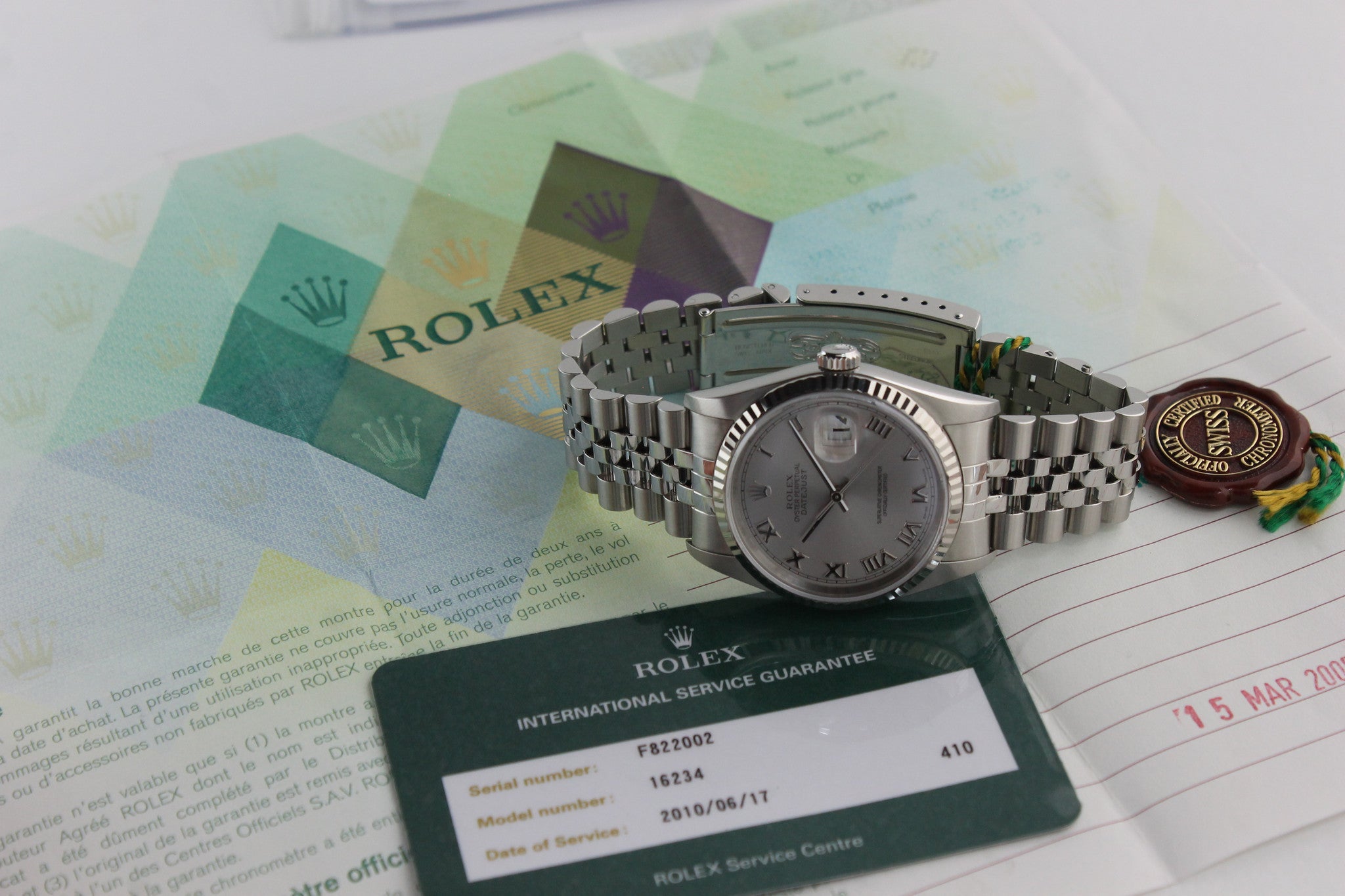 2004 - Rolex Datejust ST/WG (With Papers) - Momentum Dubai