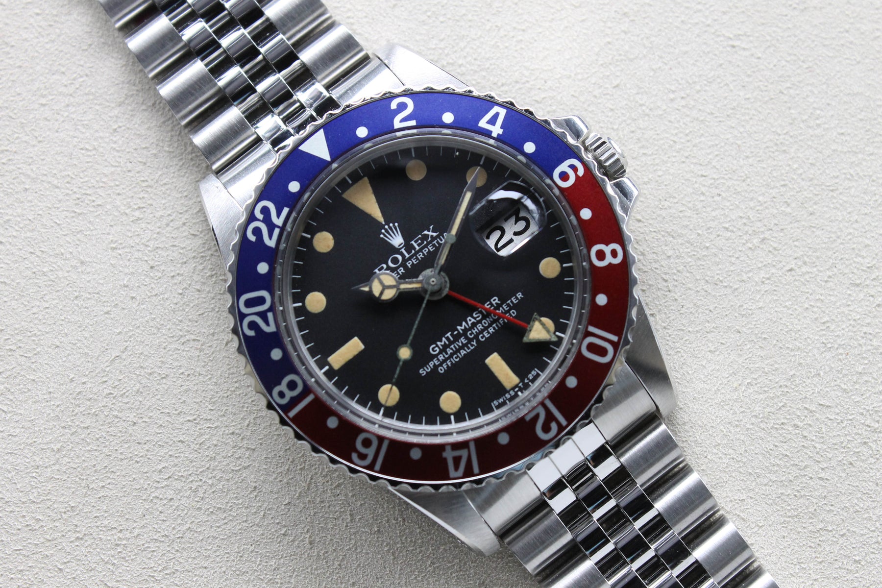 1978 Rolex GMT Master MK5 Maxi Near NOS Ref. 1675