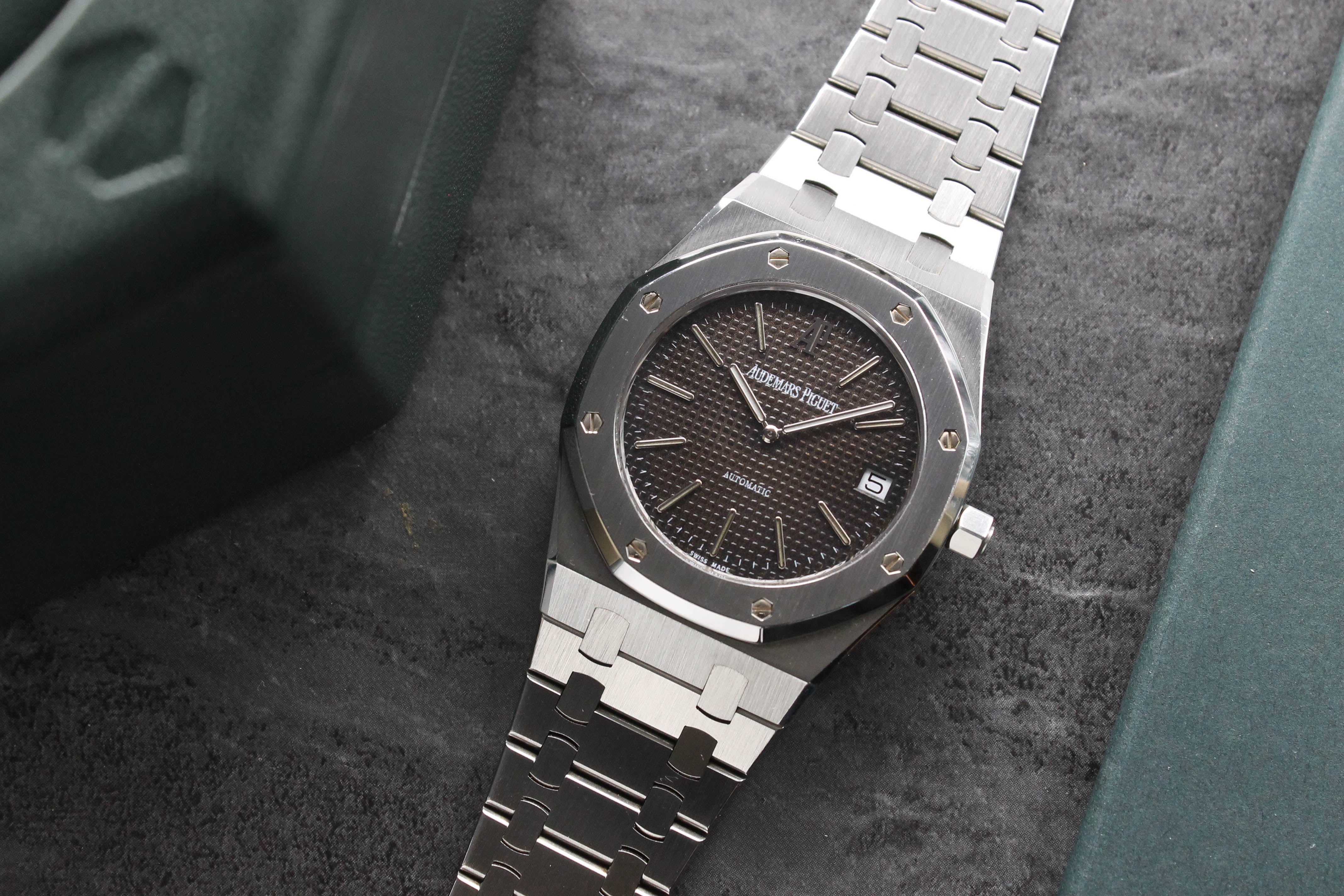 1995 Audemars Piguet Royal Oak Jubilee Tropical 39mm Ref. 14802ST (with Box & Extract from Archive 2020)