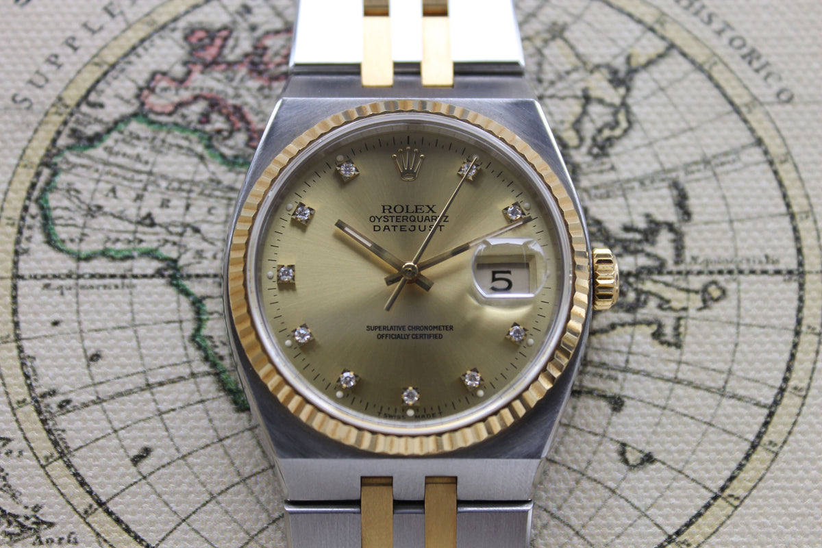 1991 - Rolex Oysterquartz St/G Near NOS (with papers) - Momentum Dubai