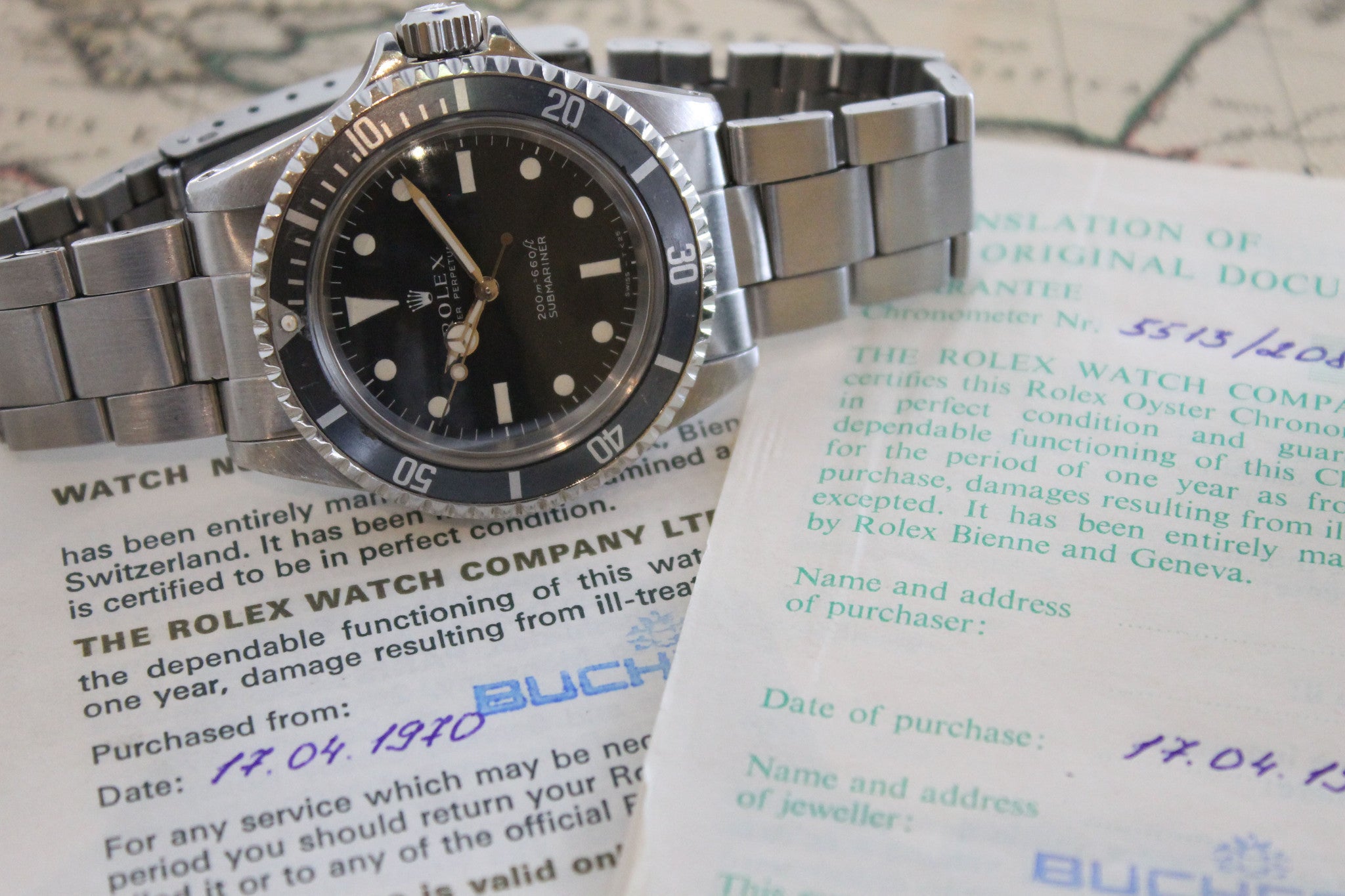 1968 - Rolex Submariner (Full Set) - Momentum Dubai