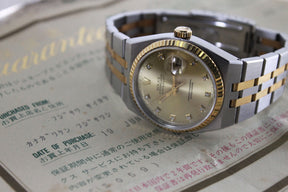 1991 - Rolex Oysterquartz St/G Near NOS (with papers) - Momentum Dubai
