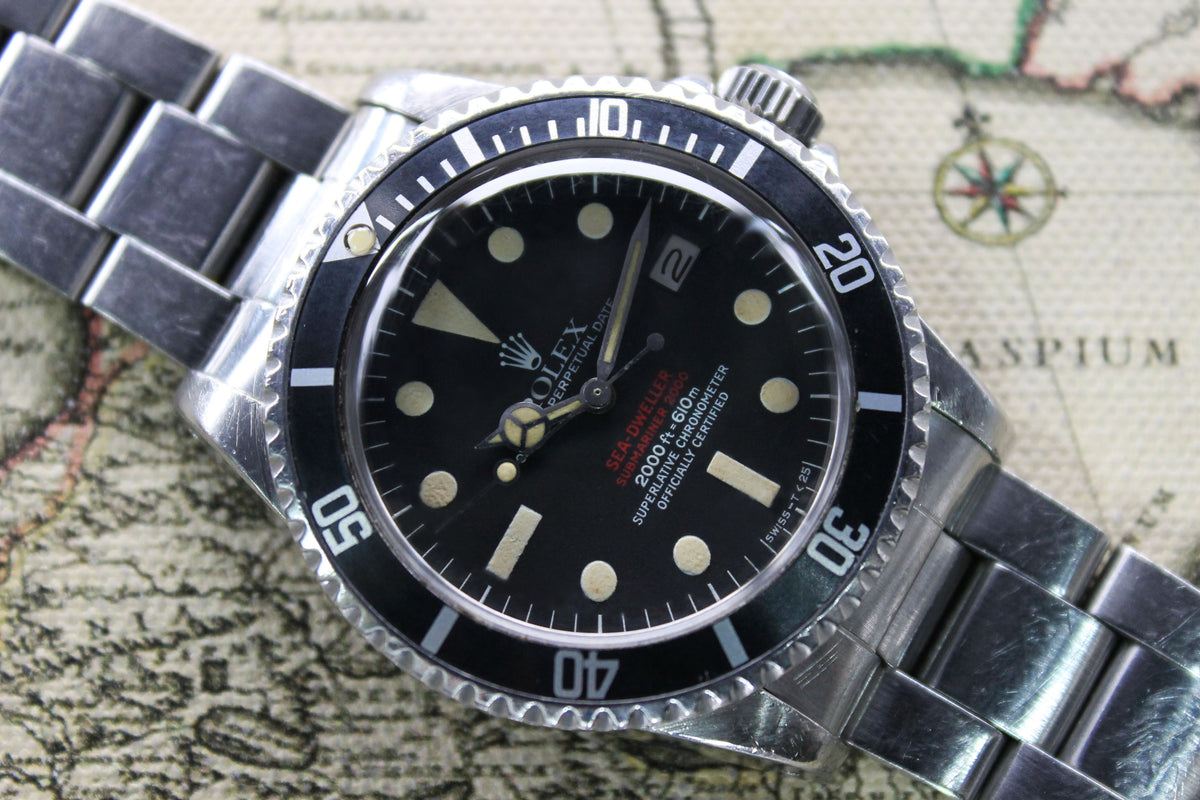 1977 - Rolex Double Red Sea Dweller (Full Set) -Price on request- - Momentum Dubai