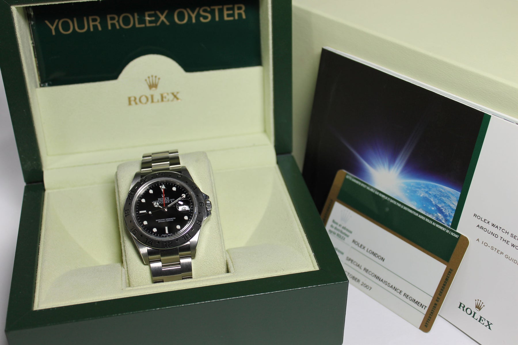 2007 - Rolex Explorer II SRR (Full Set) -Price on request- - Momentum Dubai