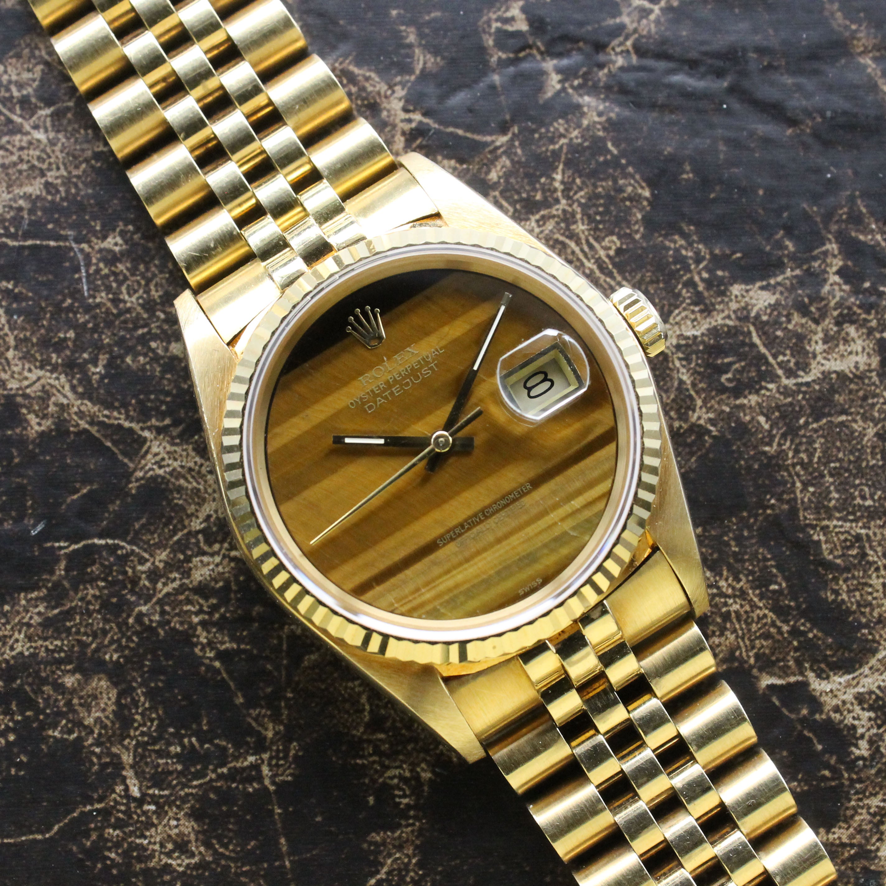 1985 Rolex Datejust Tiger Eye Ref. 16018 (with Certificate)