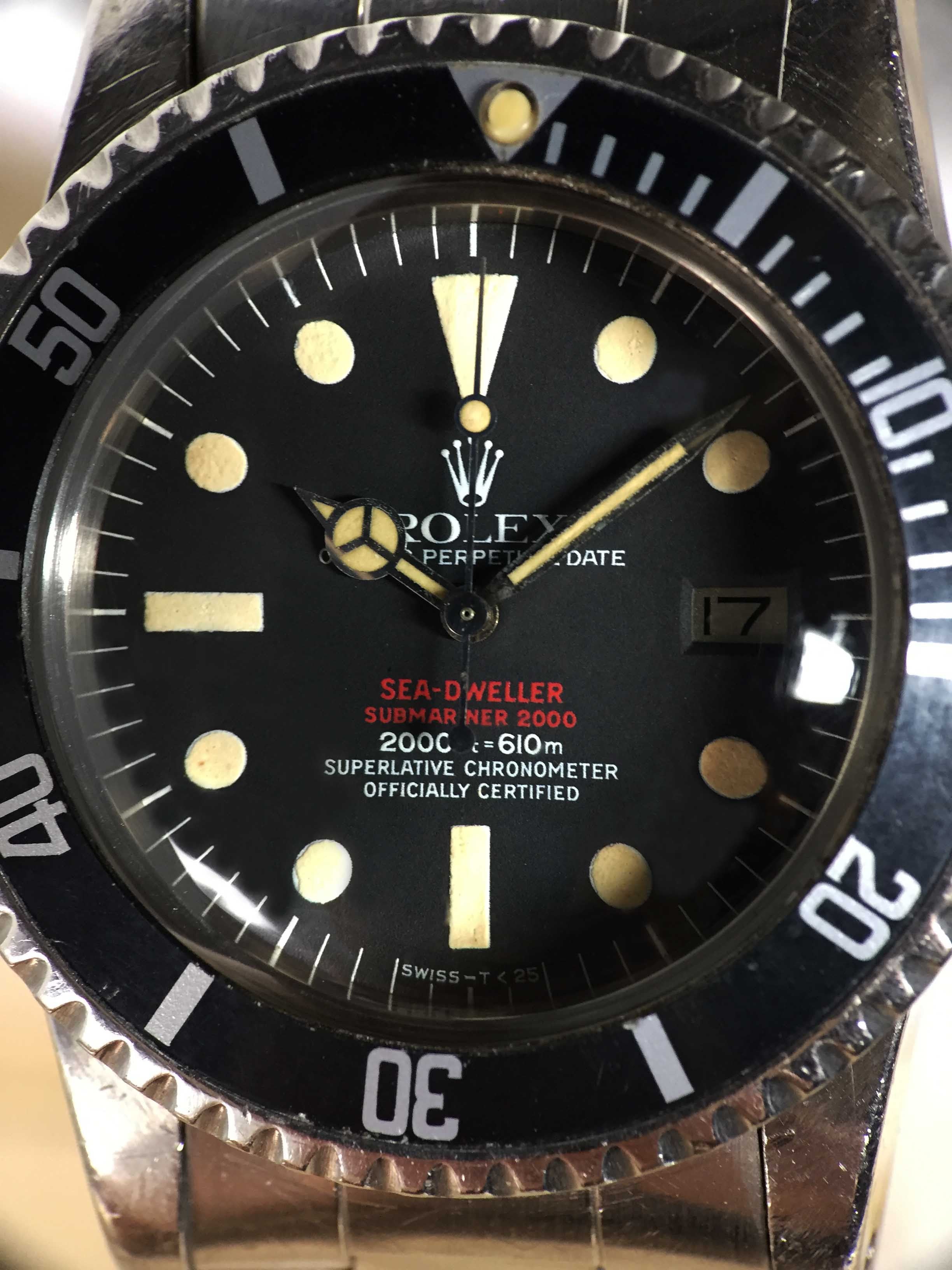 Rolex Double Red Sea Dweller Ref. 1665 Year 1977 (Full Set)