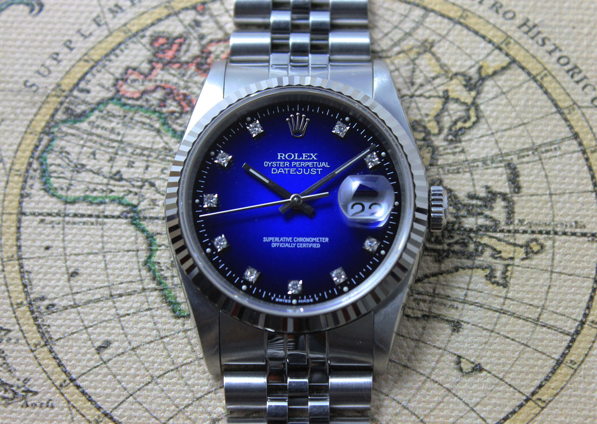 Rolex Datejust St/WG Vignette Dial (1.1.413) - Momentum Dubai