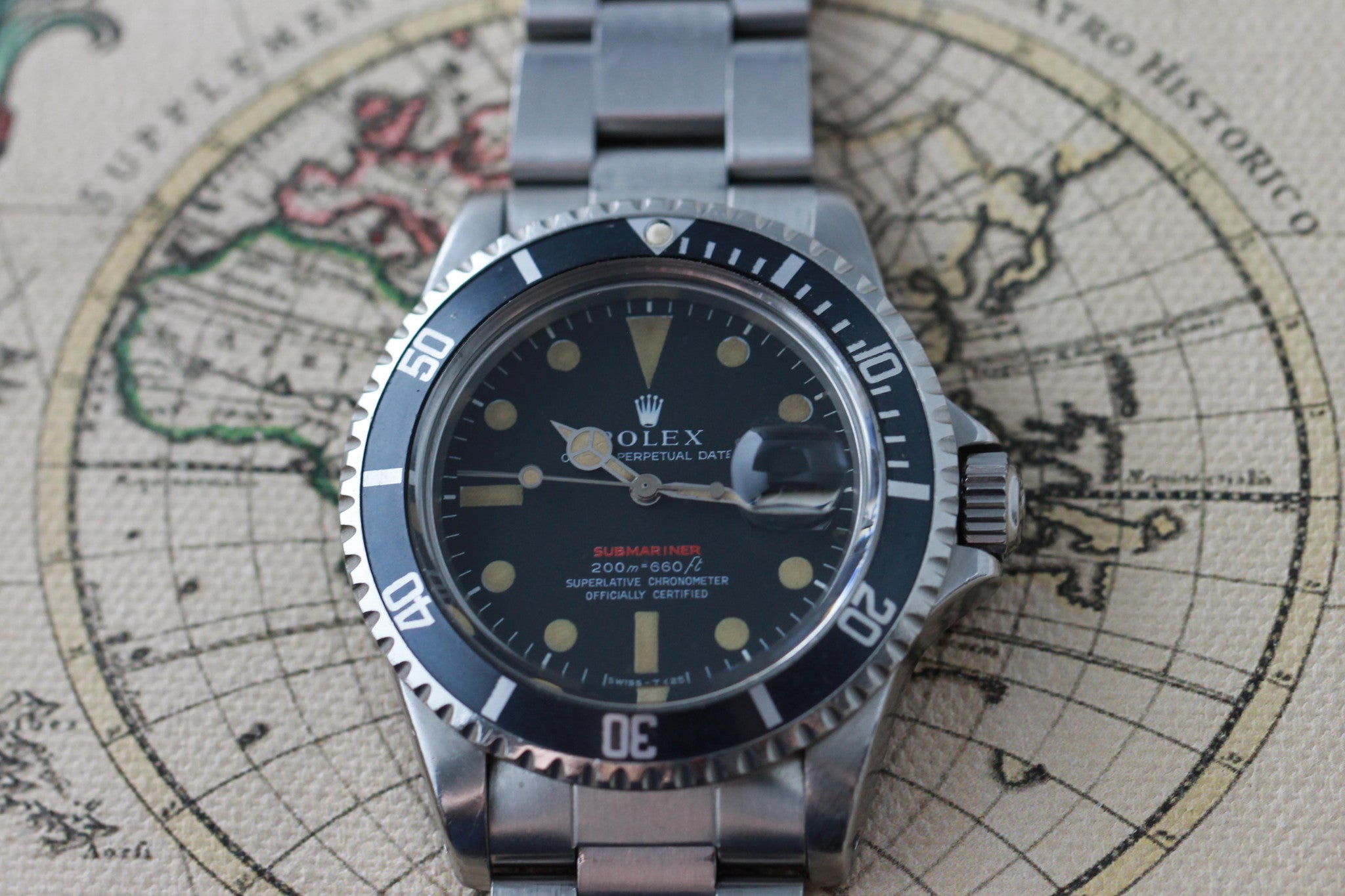 1969 - Rolex Red Submariner Mark II - Momentum Dubai