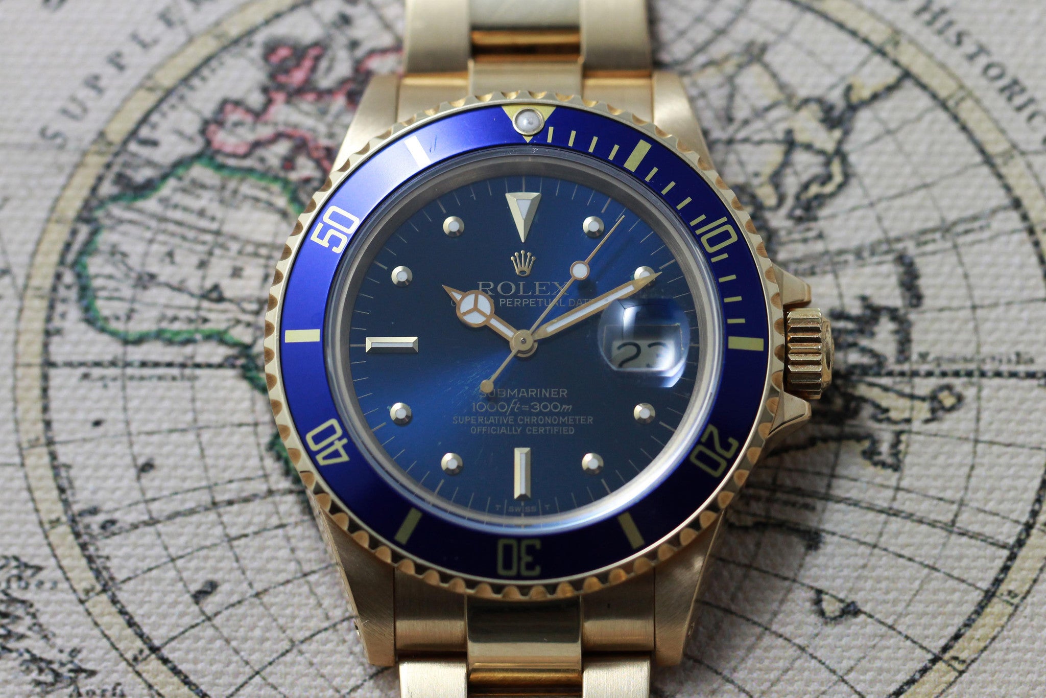 1987 - Rolex Submariner 18K - Momentum Dubai