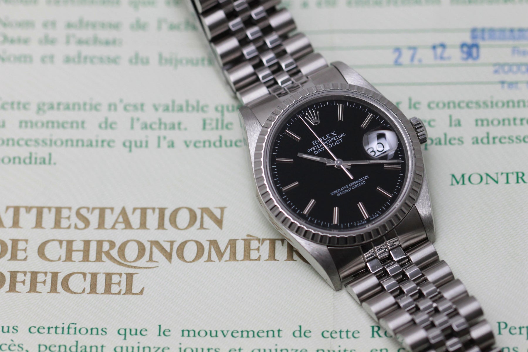 1990 - Rolex Datejust (with papers) - Momentum Dubai