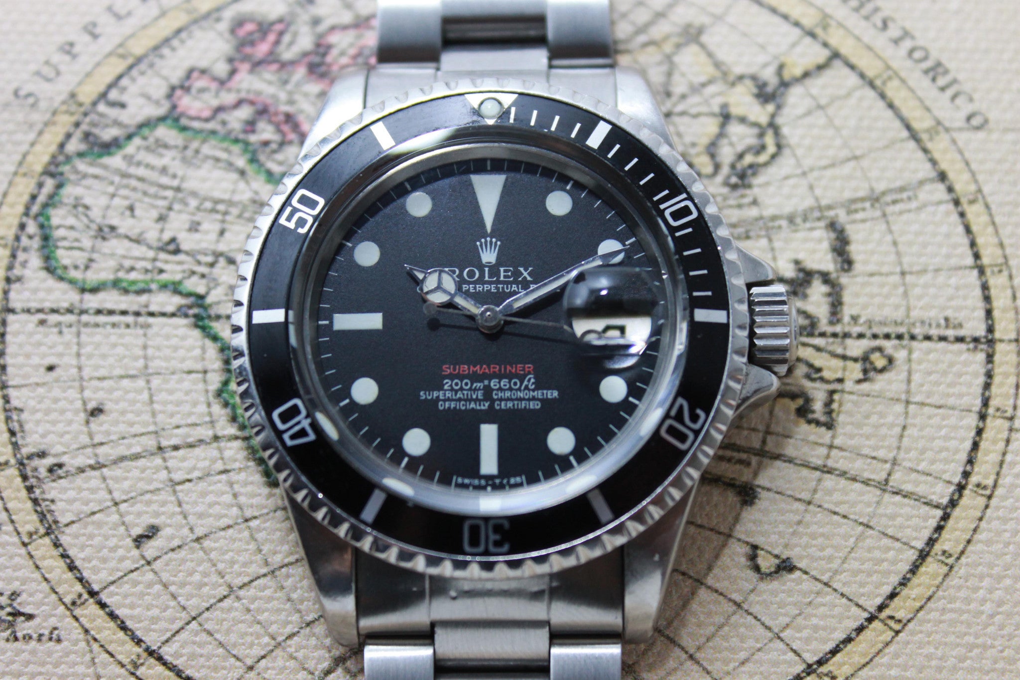 1968 - Rolex Red Submariner Mark I - Momentum Dubai