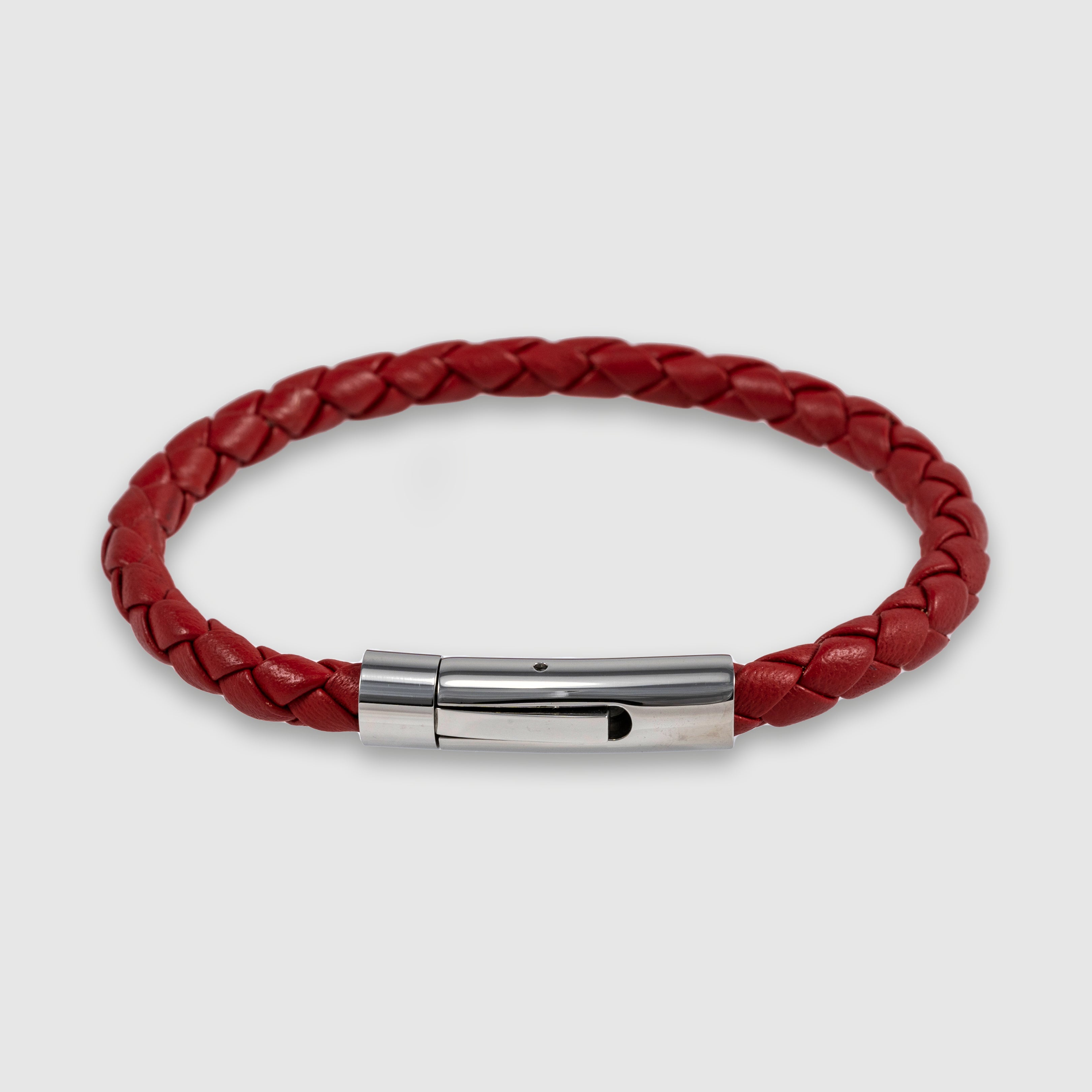 Classic Braided Leather Bracelet for Men