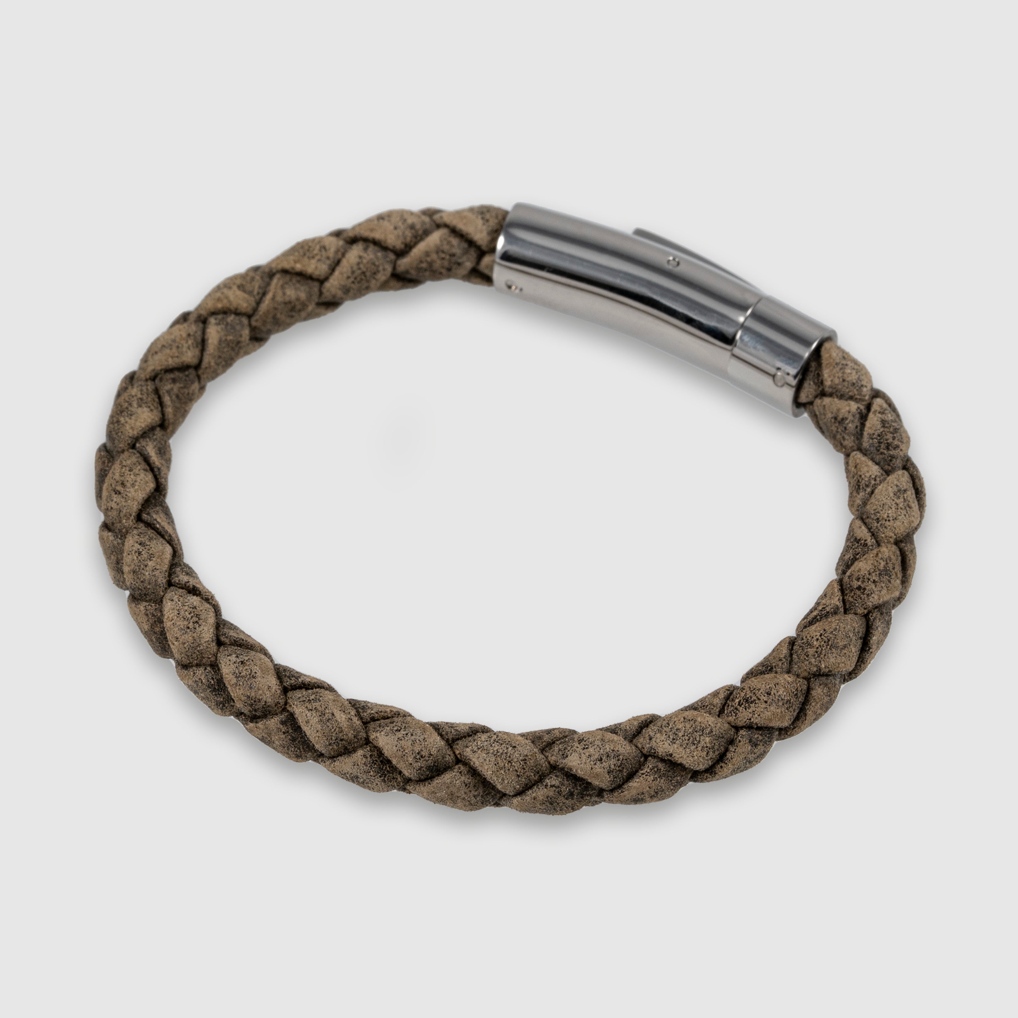 Classic Braided Leather Bracelet for Men