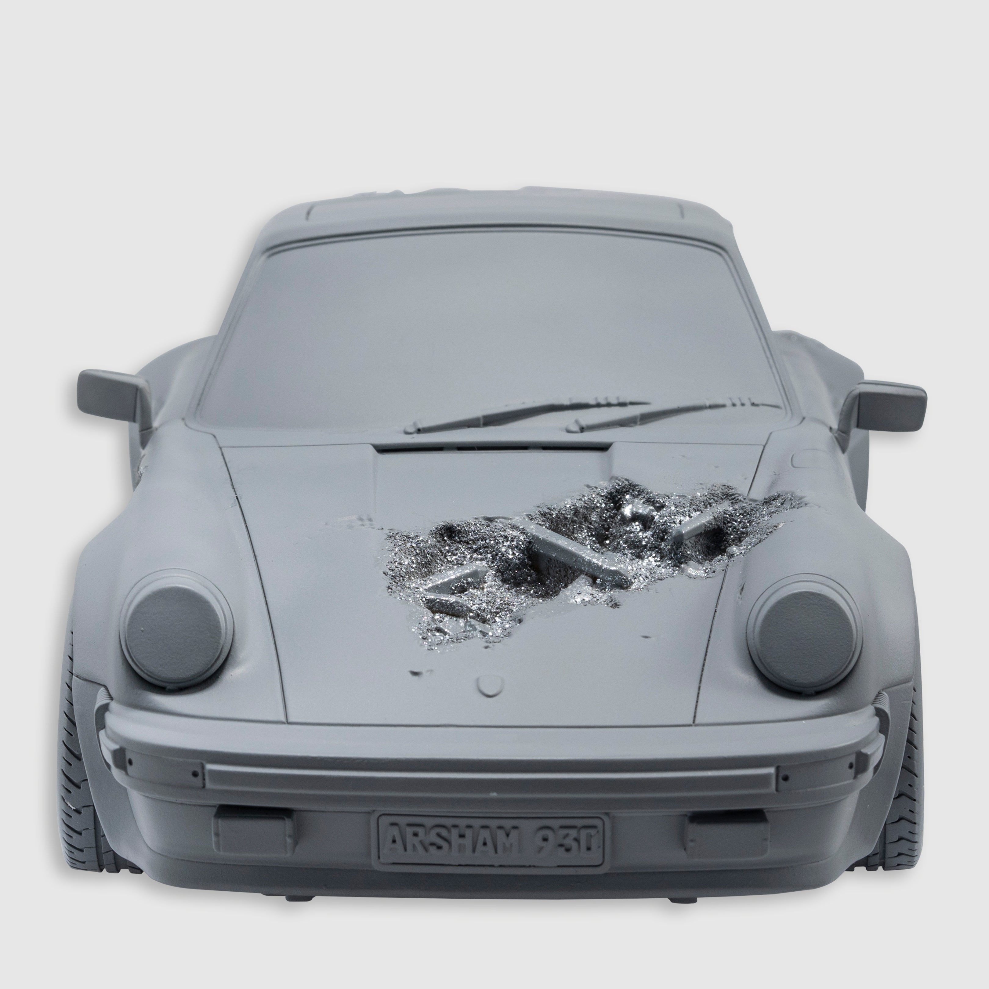 Porsche Eroded 911 Turbo by Daniel Arsham (Grey)