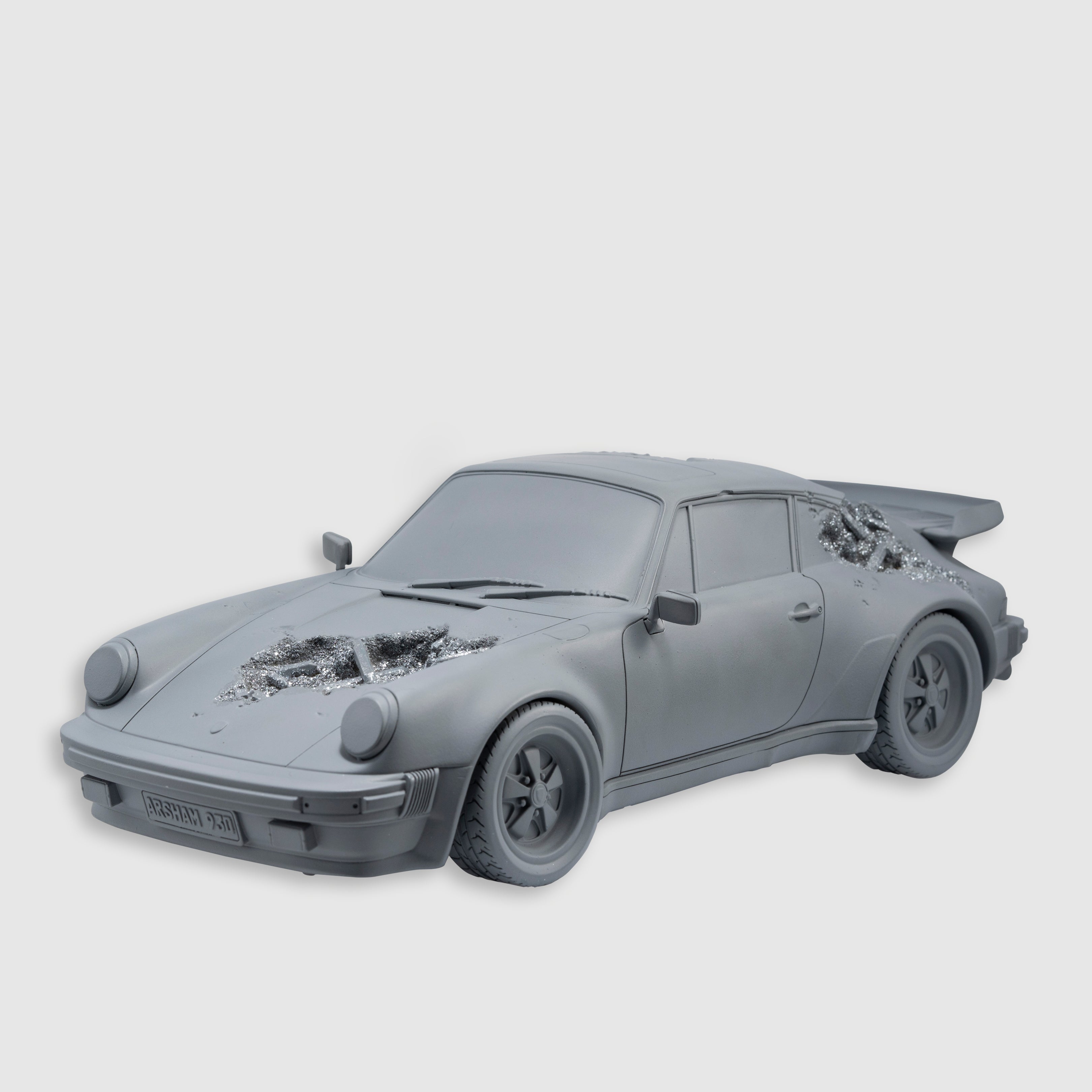 Porsche Eroded 911 Turbo by Daniel Arsham (Grey)