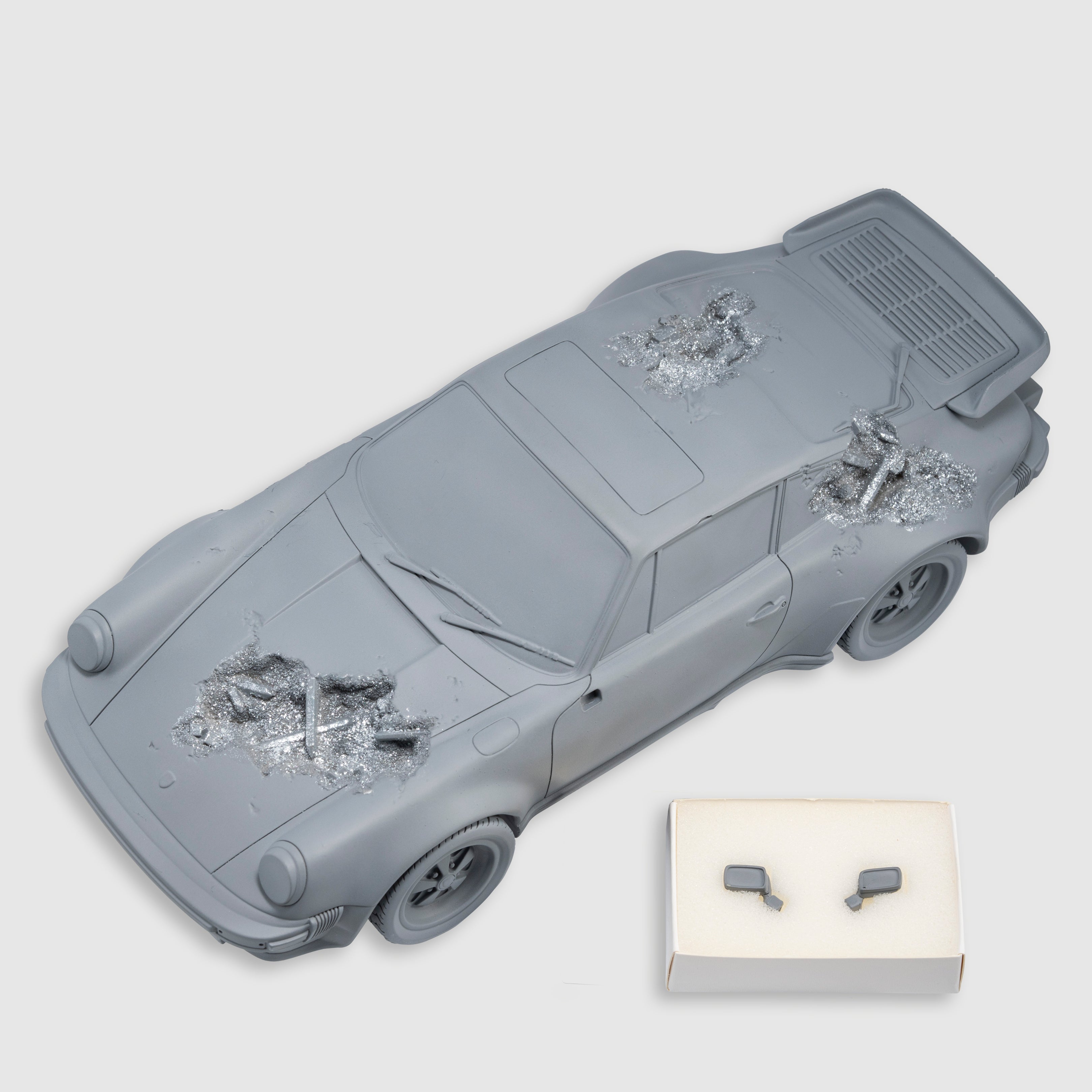 Porsche Eroded 911 Turbo by Daniel Arsham (Grey)