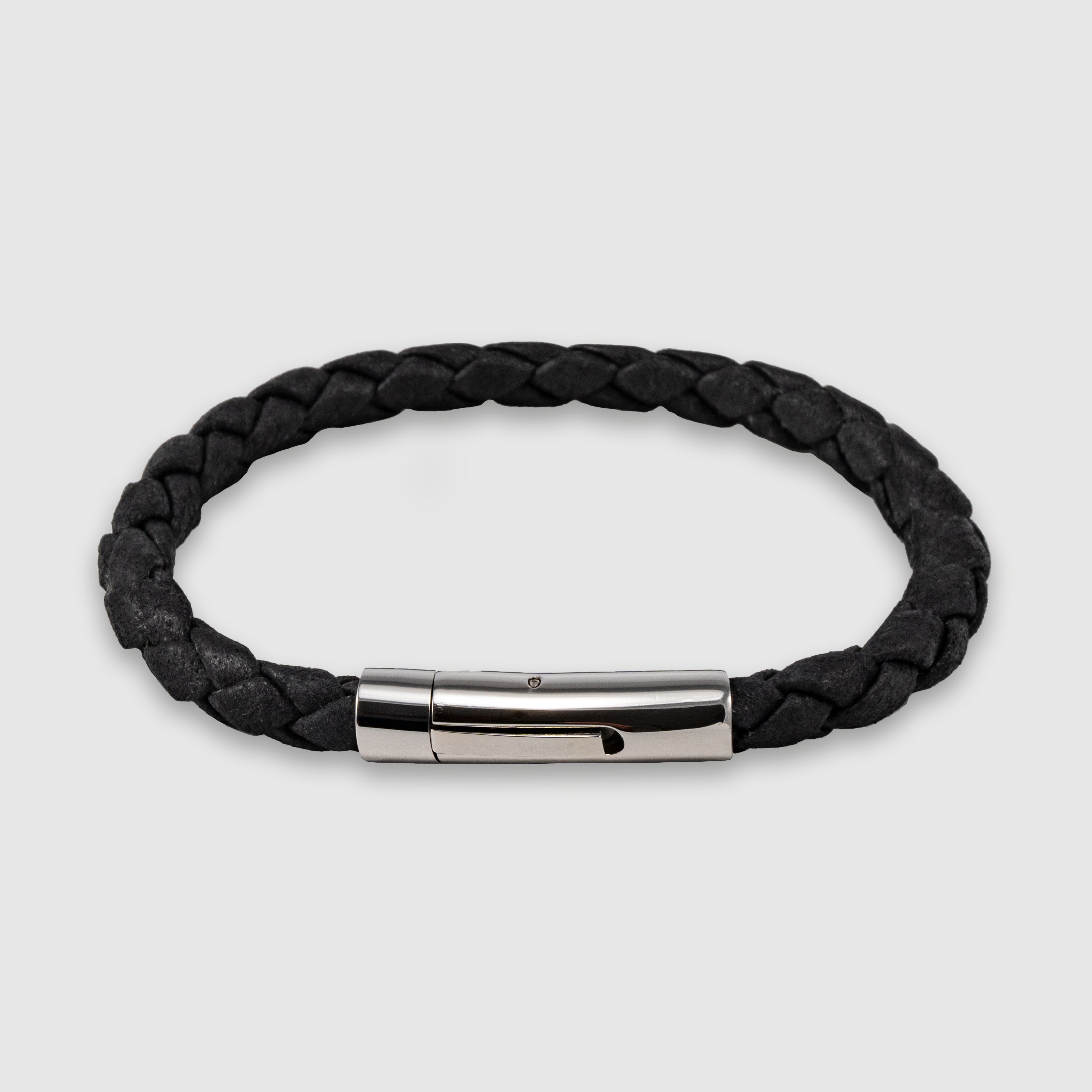 Classic Braided Leather Bracelet for Men