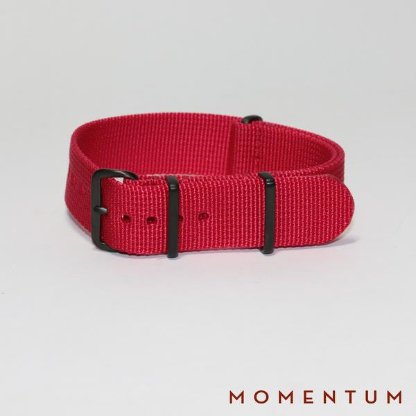 Nato Strap Red - Momentum Dubai