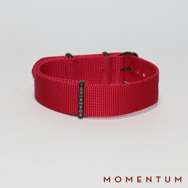 Nato Strap Red - Momentum Dubai