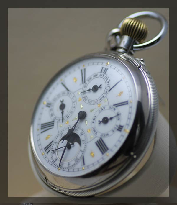 Pocketwatch Annual Calendar Moonphase (4.4.176) - Momentum Dubai